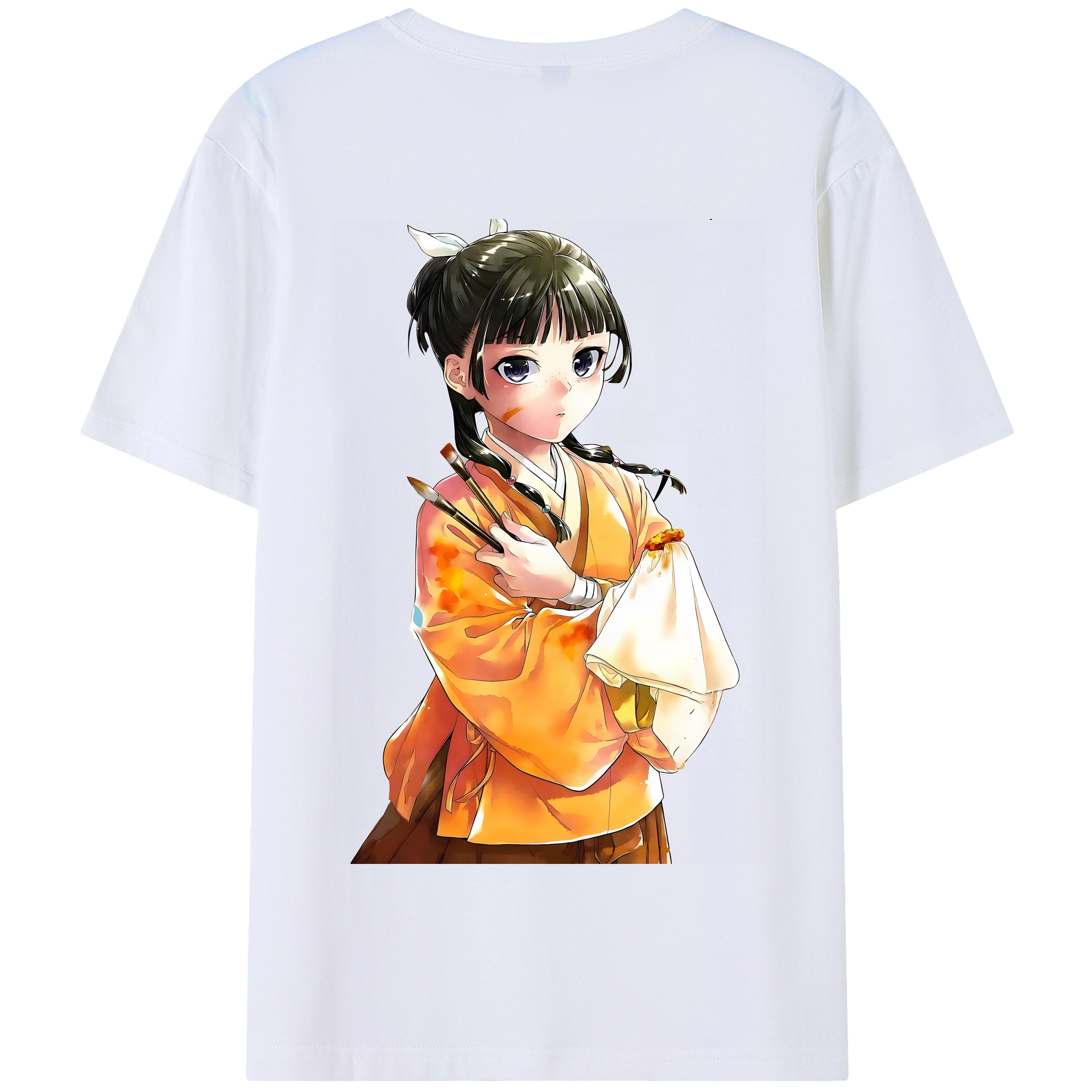 （画像用） 薬屋のひとりごと The Apothecary Diaries 綿100％半袖Tシャツ（背面プリント）