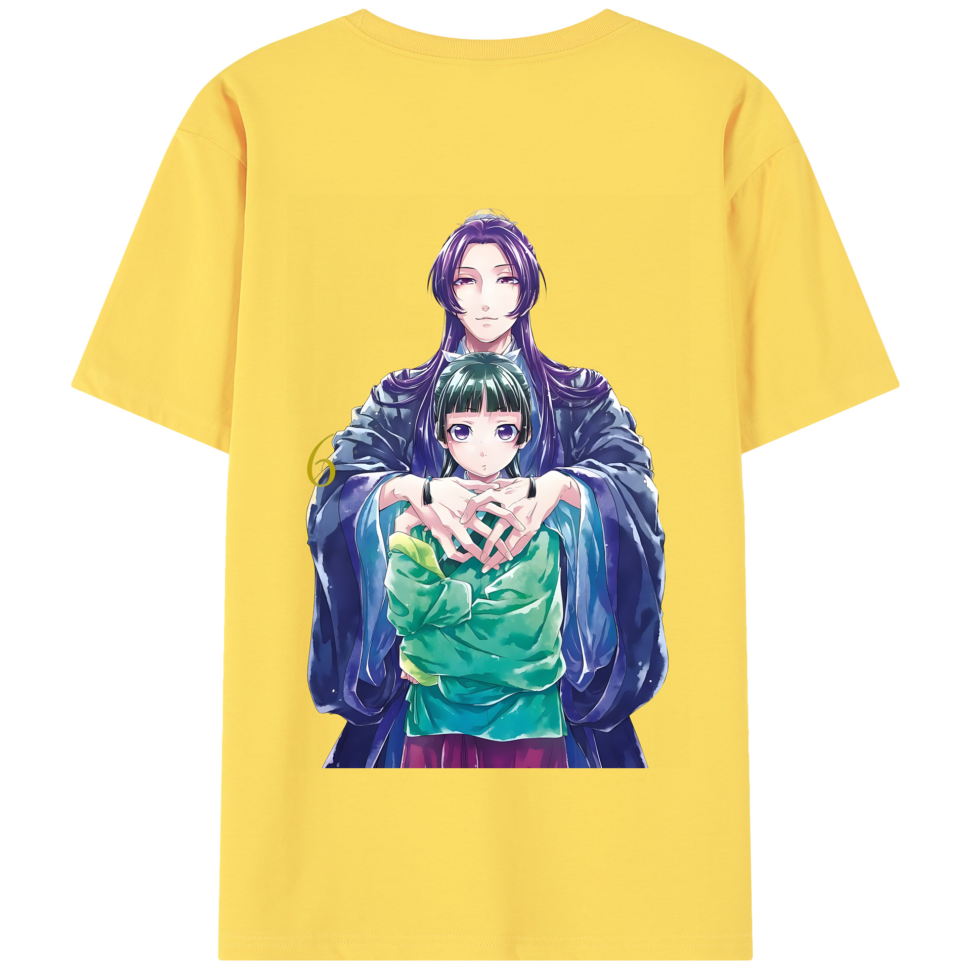 （画像用） 薬屋のひとりごと The Apothecary Diaries 綿100％半袖Tシャツ（背面プリント）