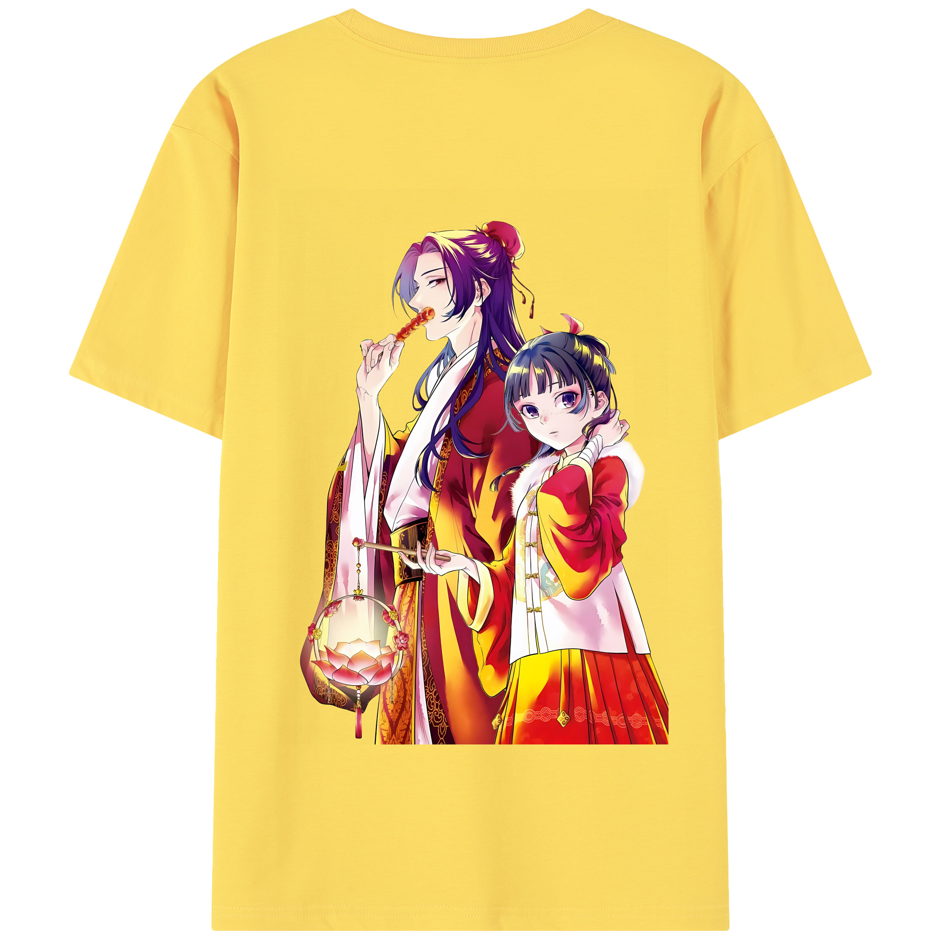（画像用） 薬屋のひとりごと The Apothecary Diaries 綿100％半袖Tシャツ（背面プリント）