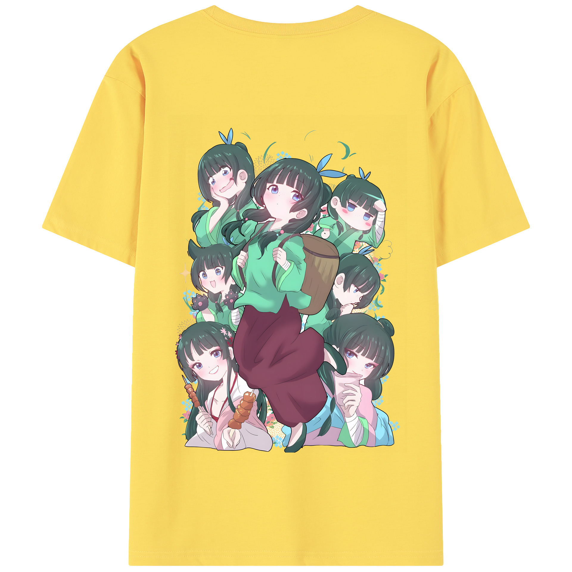 （画像用） 薬屋のひとりごと The Apothecary Diaries 綿100％半袖Tシャツ（背面プリント）