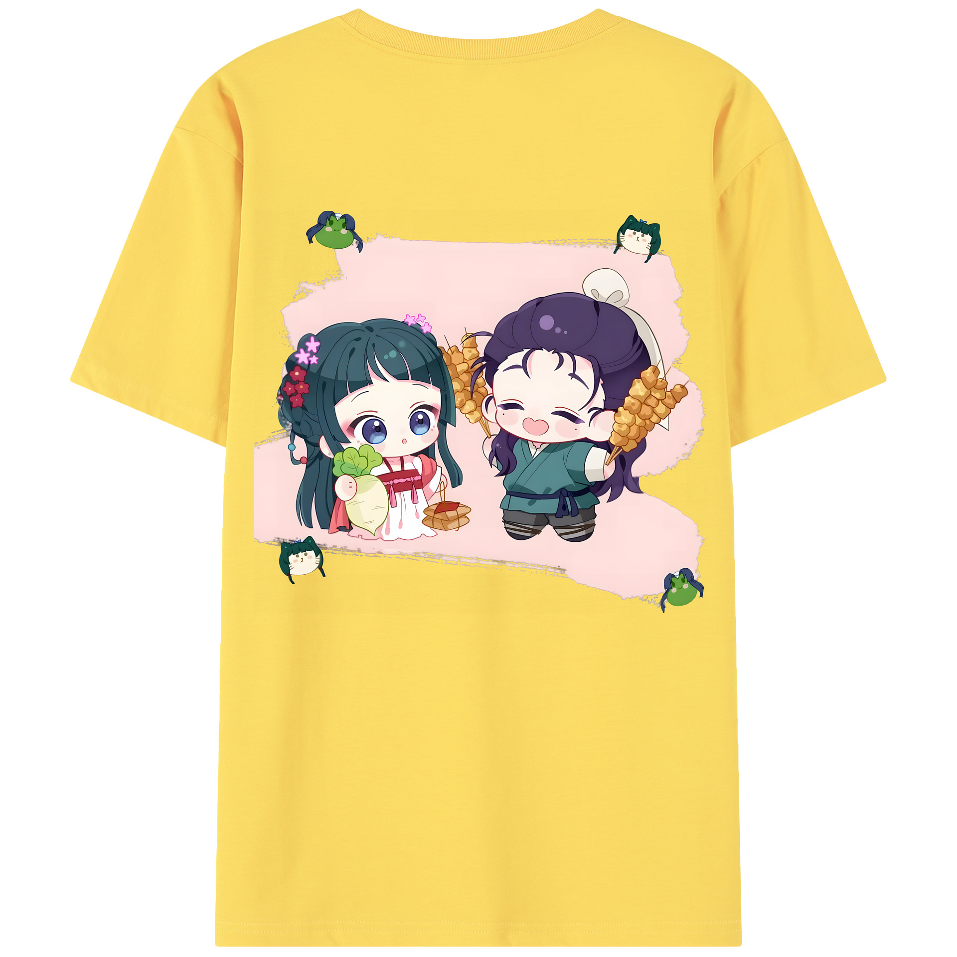 （画像用） 薬屋のひとりごと The Apothecary Diaries 綿100％半袖Tシャツ（背面プリント）