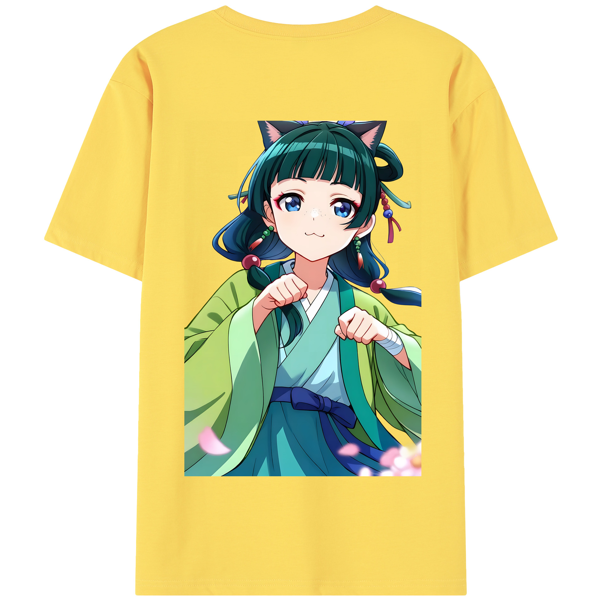 （画像用） 薬屋のひとりごと The Apothecary Diaries 綿100％半袖Tシャツ（背面プリント）