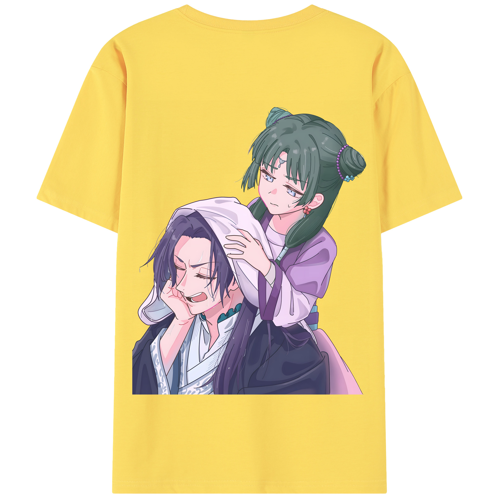 （画像用） 薬屋のひとりごと The Apothecary Diaries 綿100％半袖Tシャツ（背面プリント）