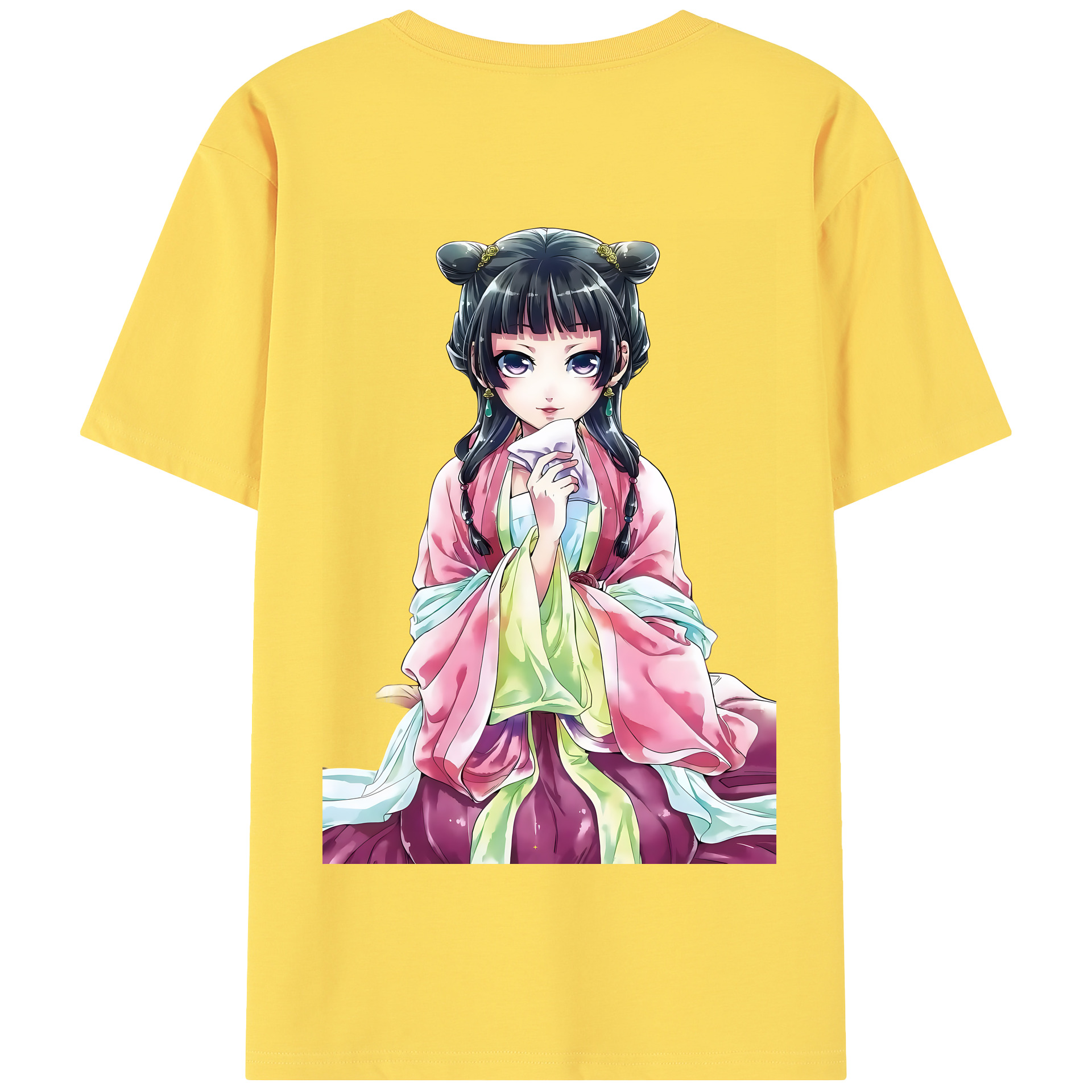 （画像用） 薬屋のひとりごと The Apothecary Diaries 綿100％半袖Tシャツ（背面プリント）