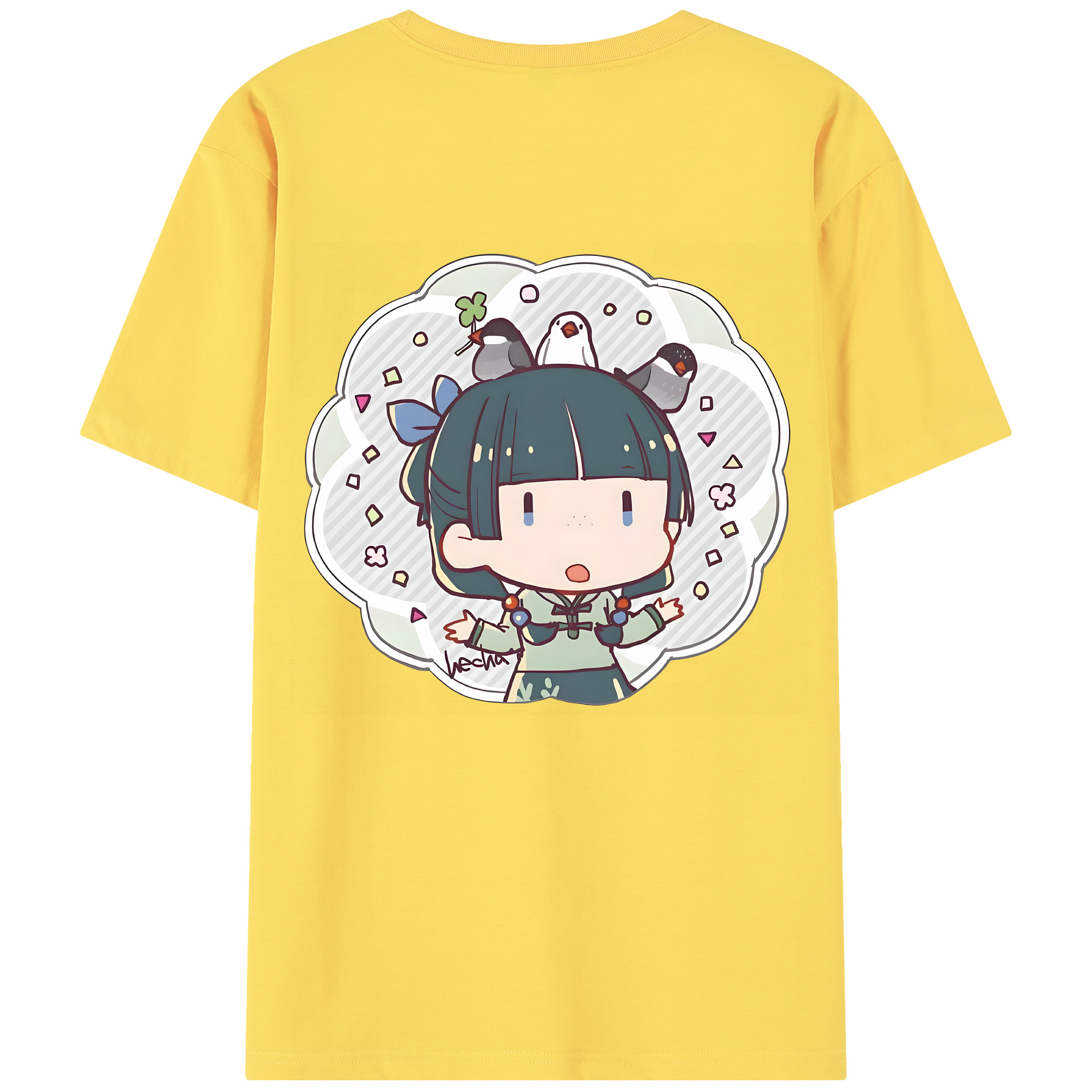 （画像用） 薬屋のひとりごと The Apothecary Diaries 綿100％半袖Tシャツ（背面プリント）
