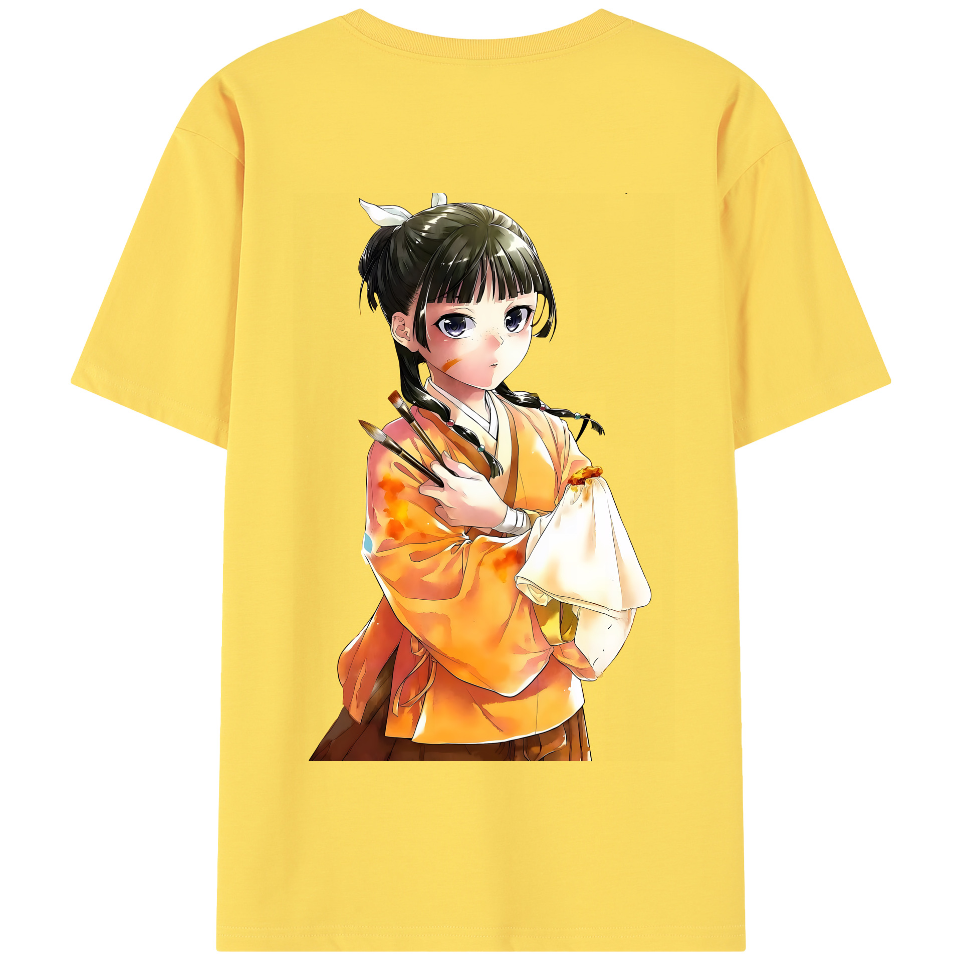 （画像用） 薬屋のひとりごと The Apothecary Diaries 綿100％半袖Tシャツ（背面プリント）