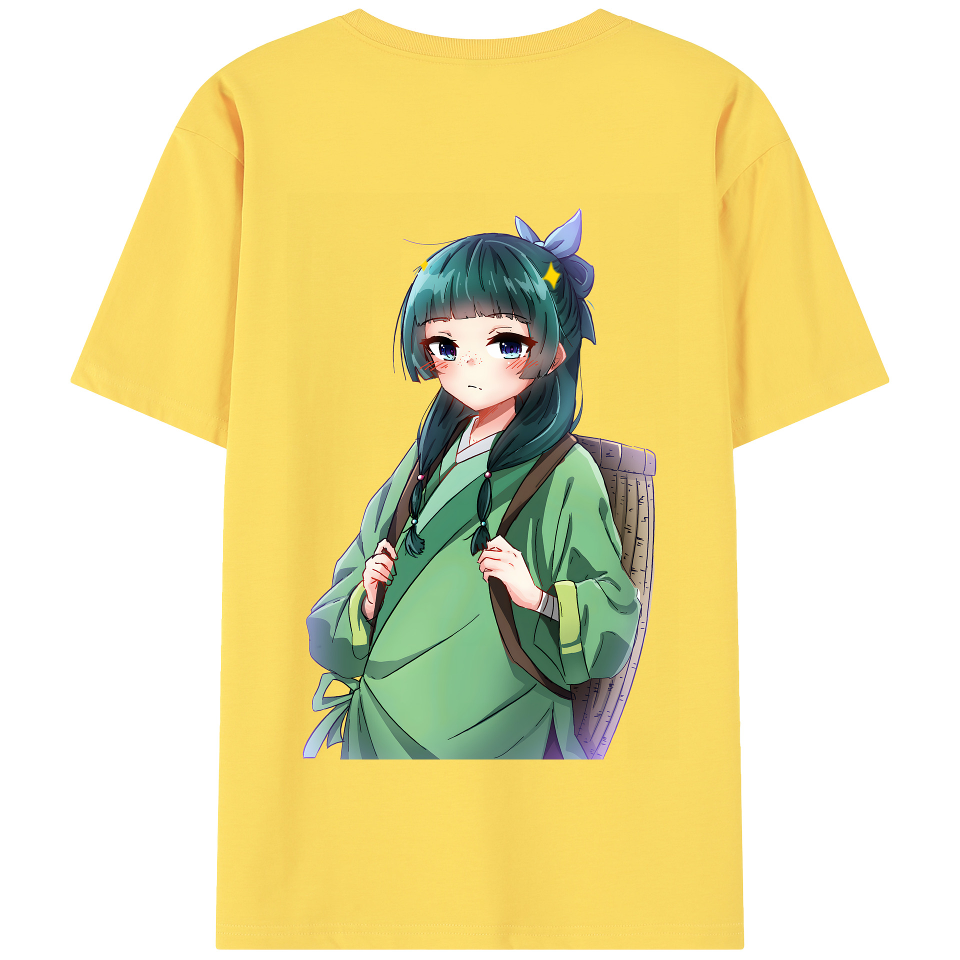 （画像用） 薬屋のひとりごと The Apothecary Diaries 綿100％半袖Tシャツ（背面プリント）