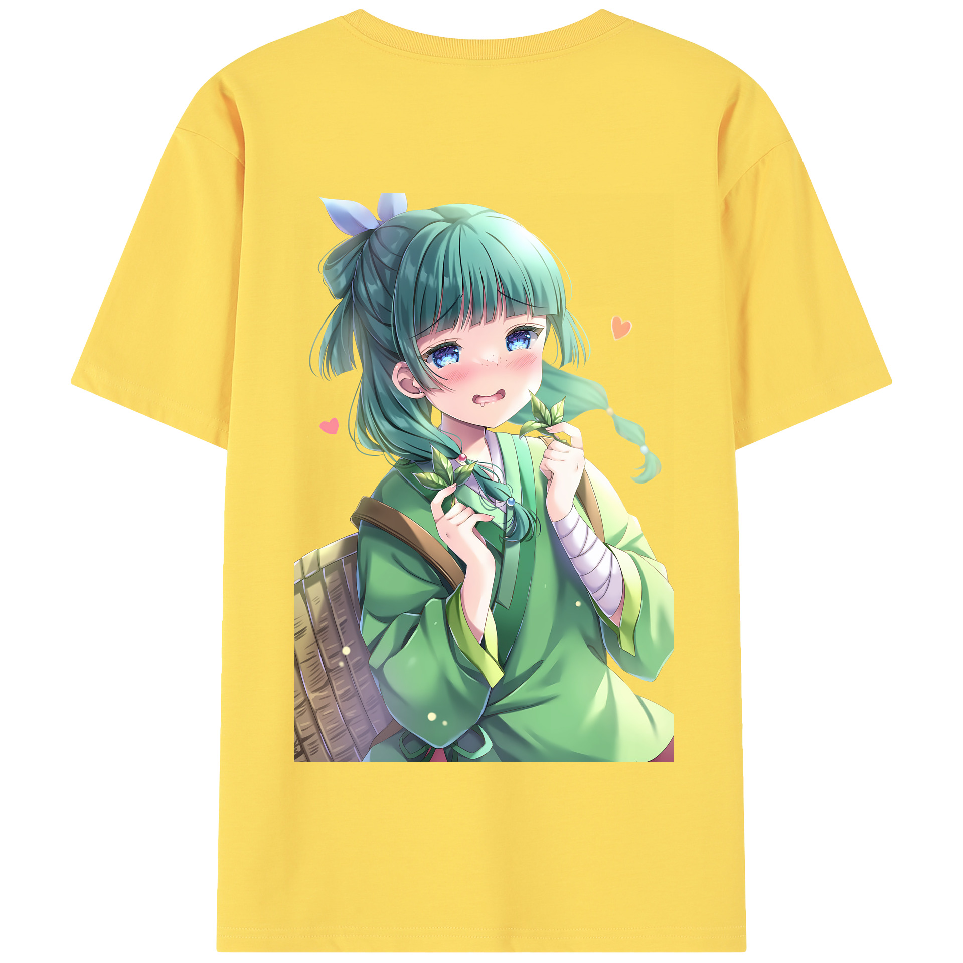 （画像用） 薬屋のひとりごと The Apothecary Diaries 綿100％半袖Tシャツ（背面プリント）