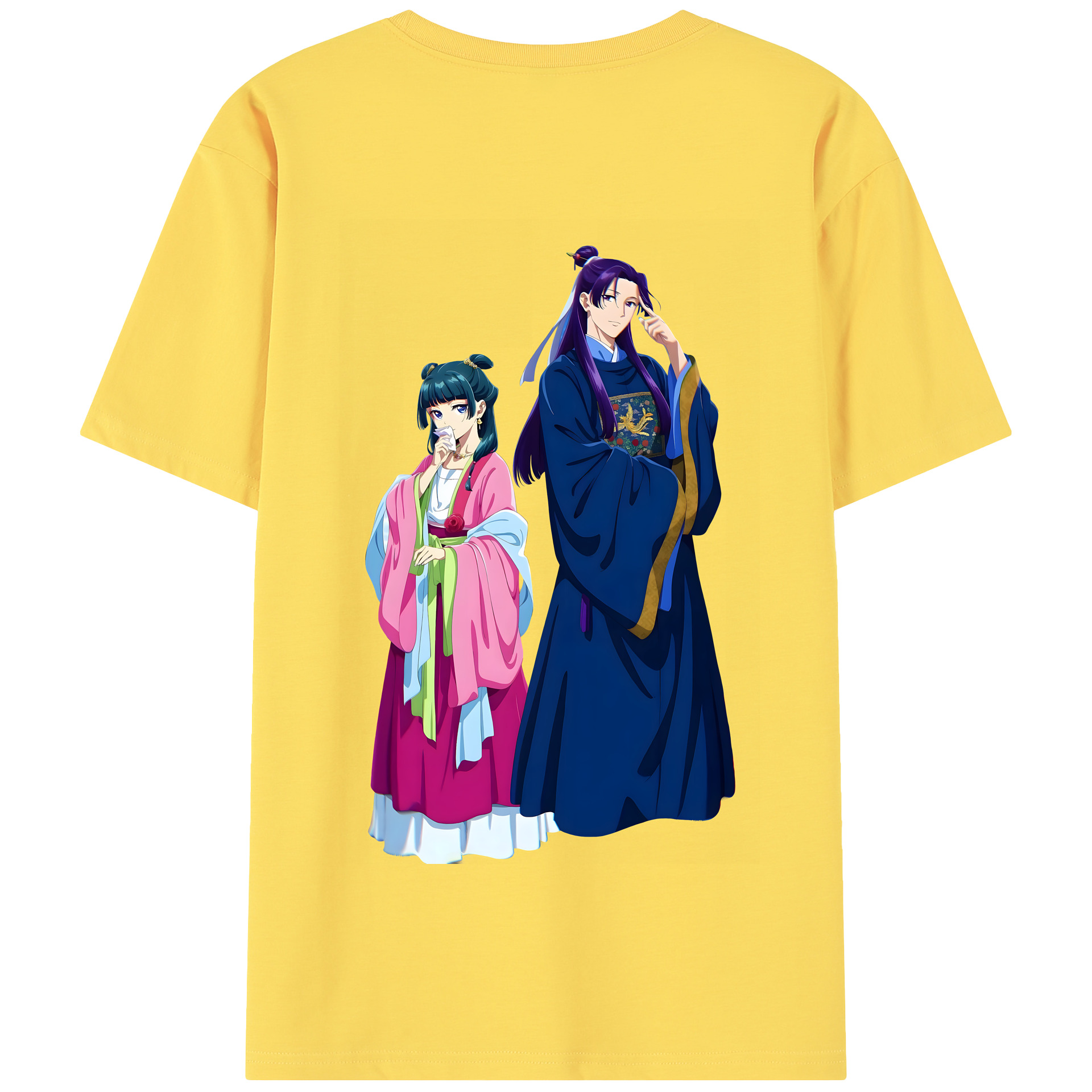 （画像用） 薬屋のひとりごと The Apothecary Diaries 綿100％半袖Tシャツ（背面プリント）