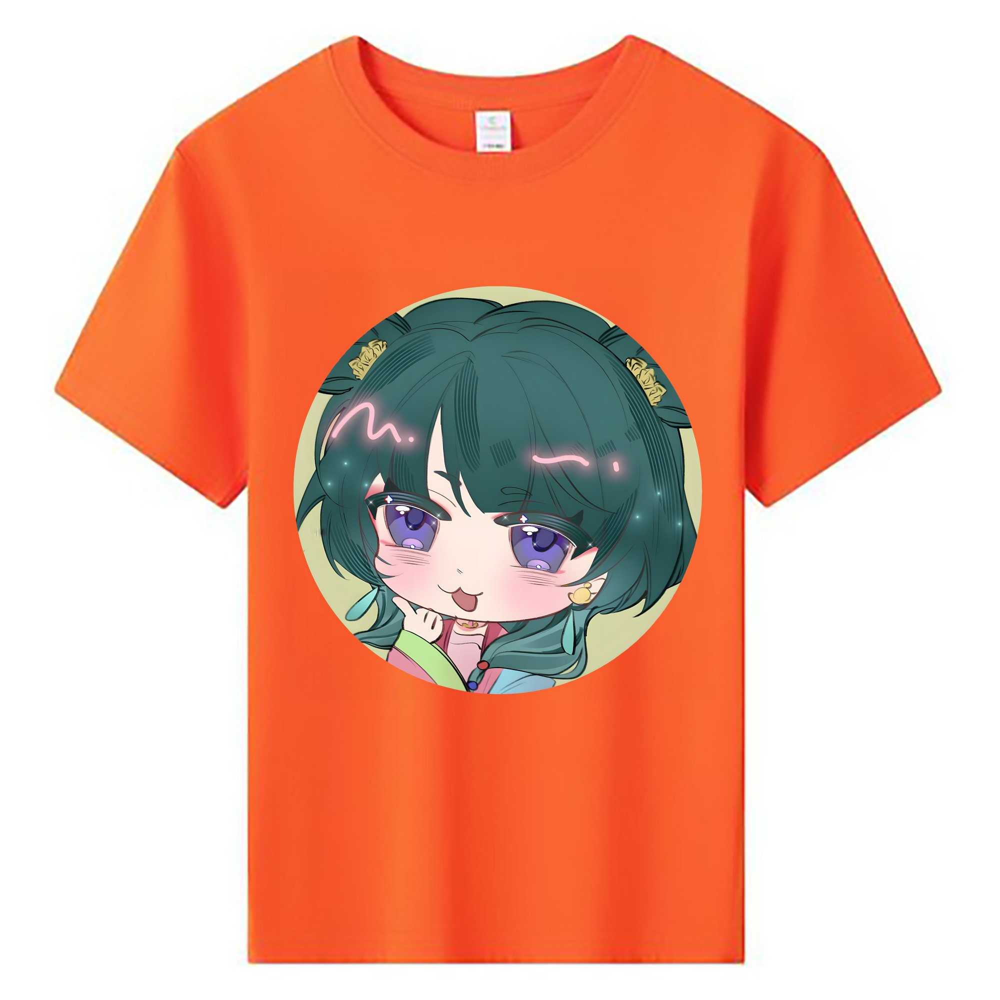 （画像用） 薬屋のひとりごと The Apothecary Diaries 綿100％キッズTシャツ（フロントプリント）