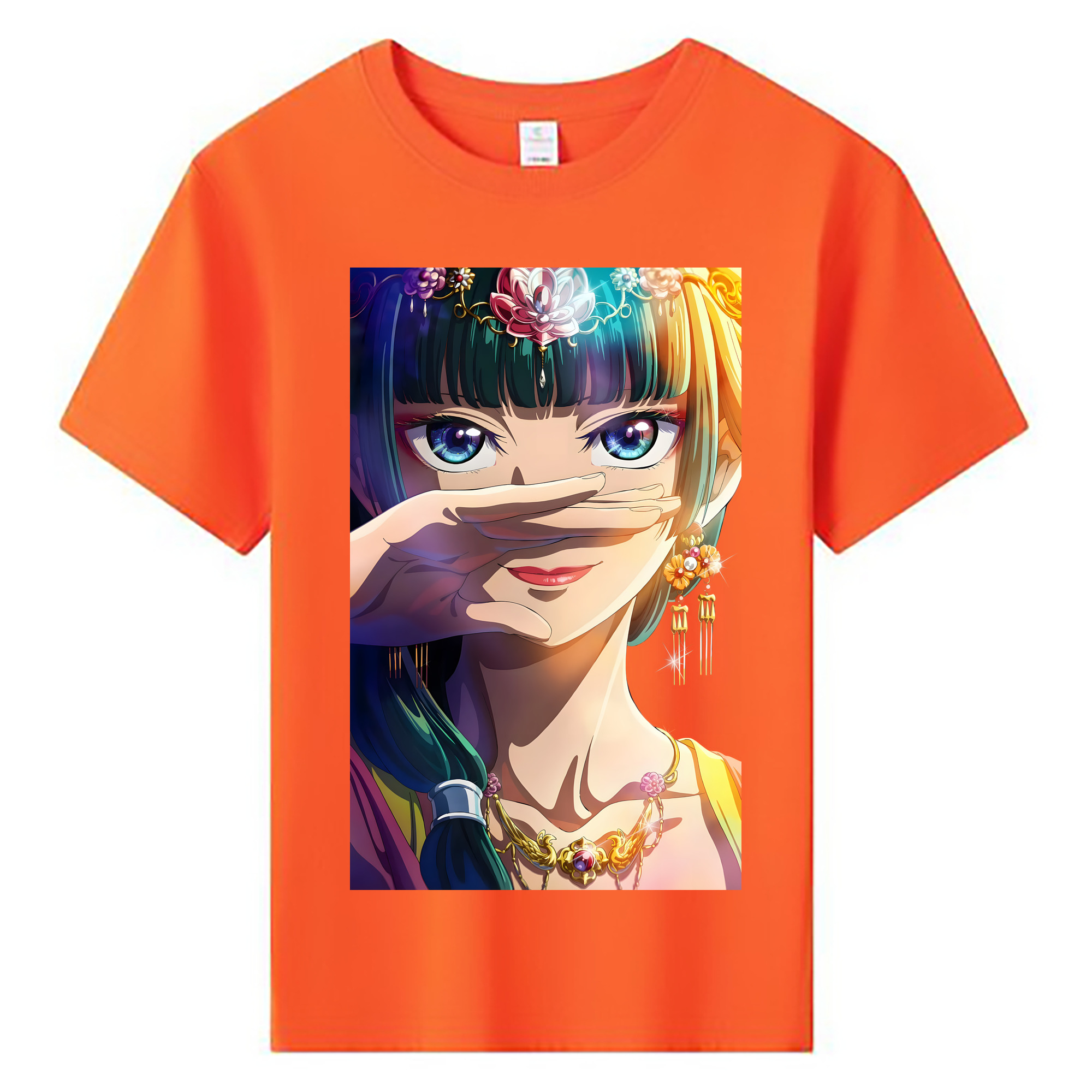 （画像用） 薬屋のひとりごと The Apothecary Diaries 綿100％キッズTシャツ（フロントプリント）