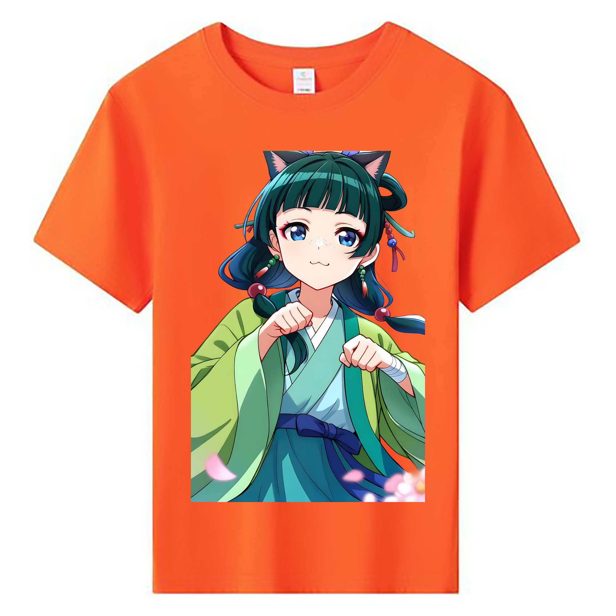 （画像用） 薬屋のひとりごと The Apothecary Diaries 綿100％キッズTシャツ（フロントプリント）