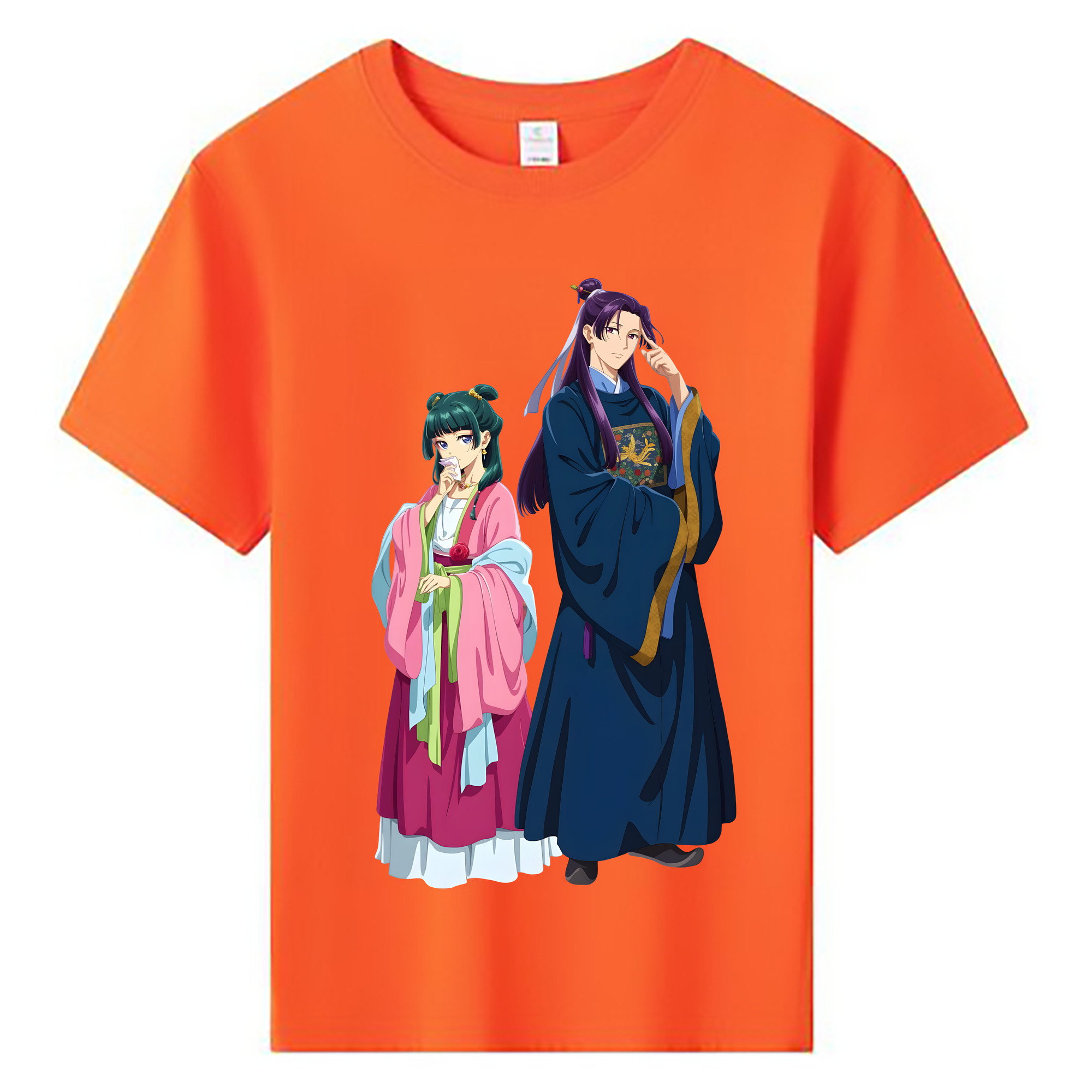 （画像用） 薬屋のひとりごと The Apothecary Diaries 綿100％キッズTシャツ（フロントプリント）