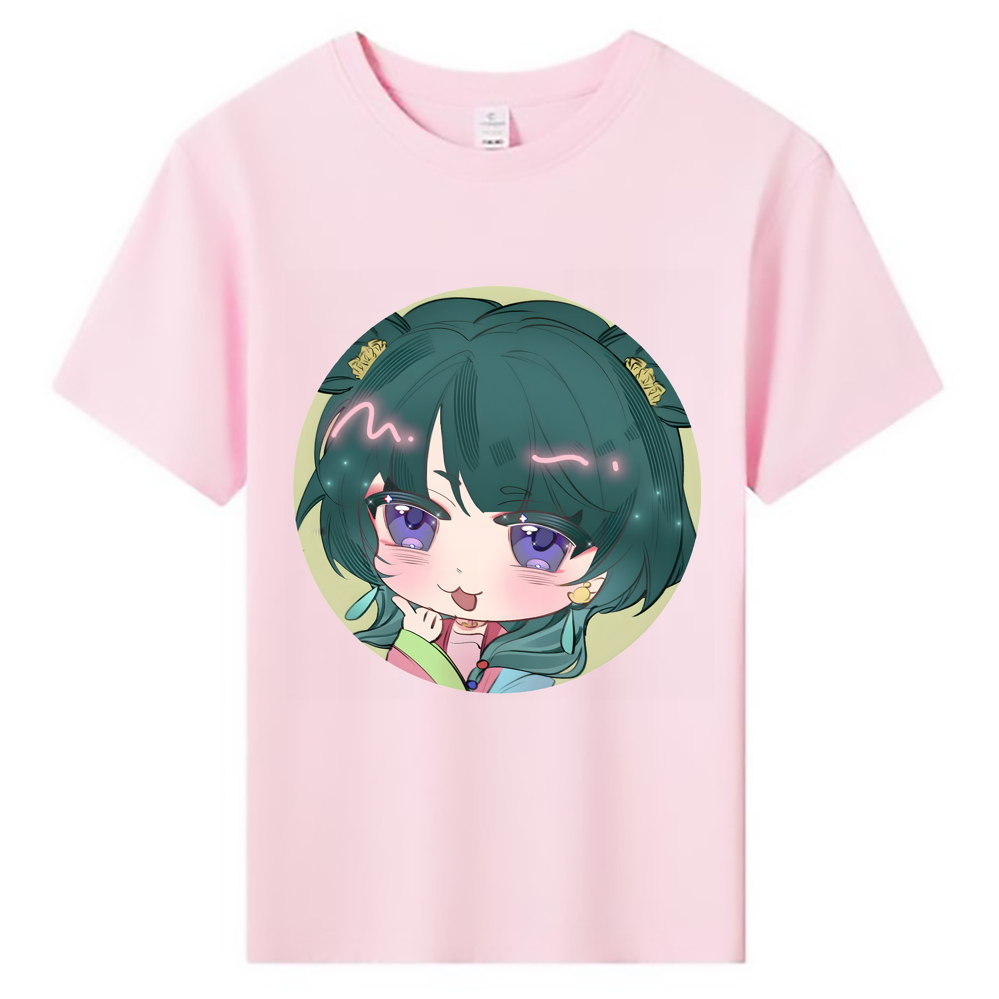 （画像用） 薬屋のひとりごと The Apothecary Diaries 綿100％キッズTシャツ（フロントプリント）