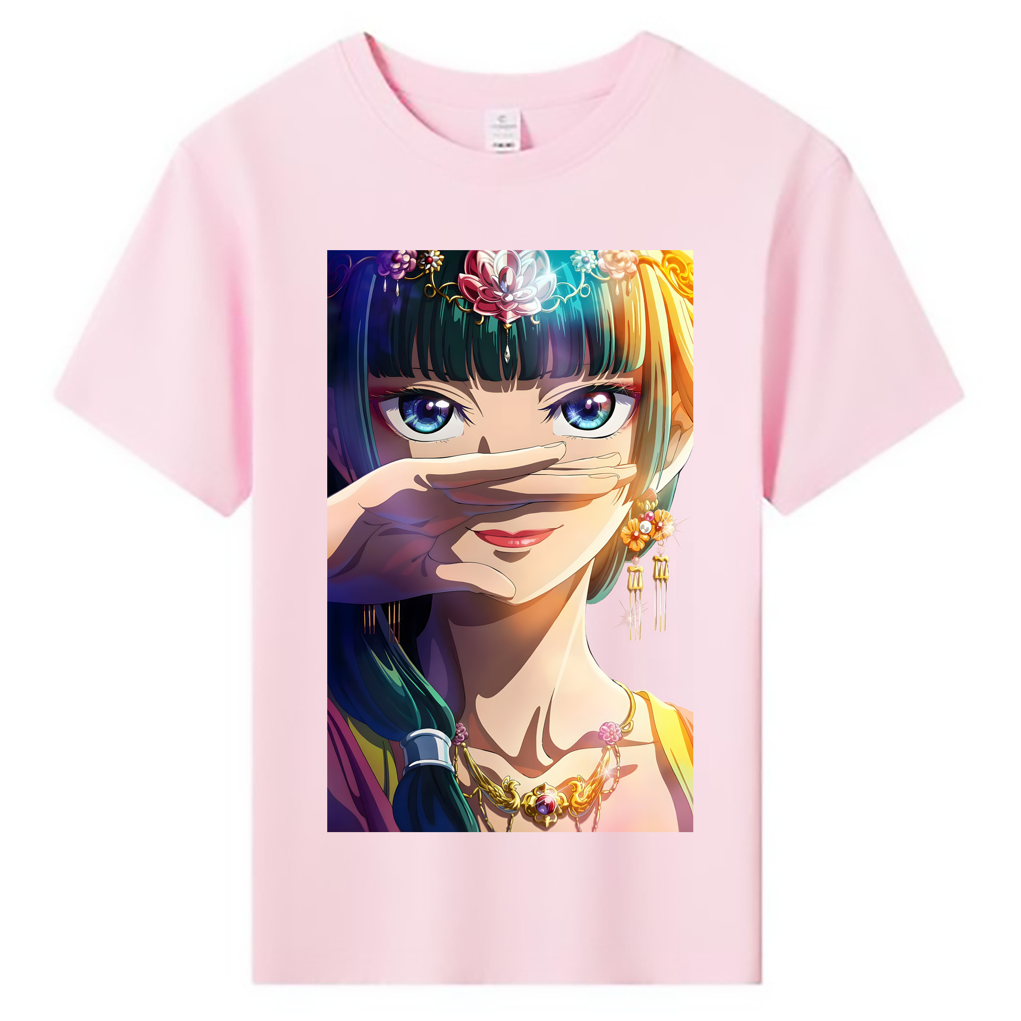 （画像用） 薬屋のひとりごと The Apothecary Diaries 綿100％キッズTシャツ（フロントプリント）
