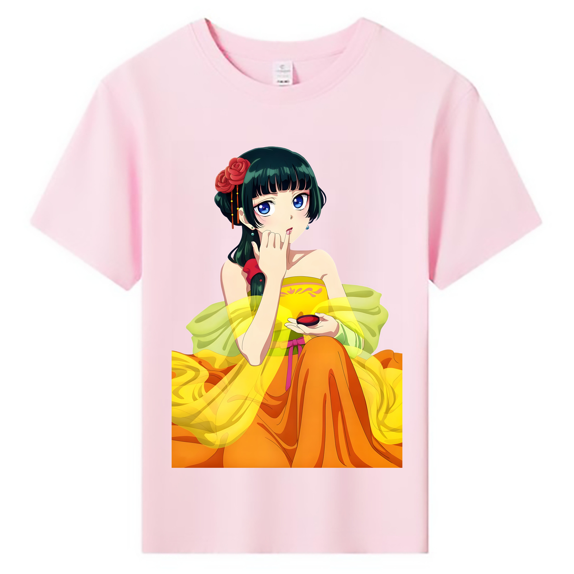 （画像用） 薬屋のひとりごと The Apothecary Diaries 綿100％キッズTシャツ（フロントプリント）