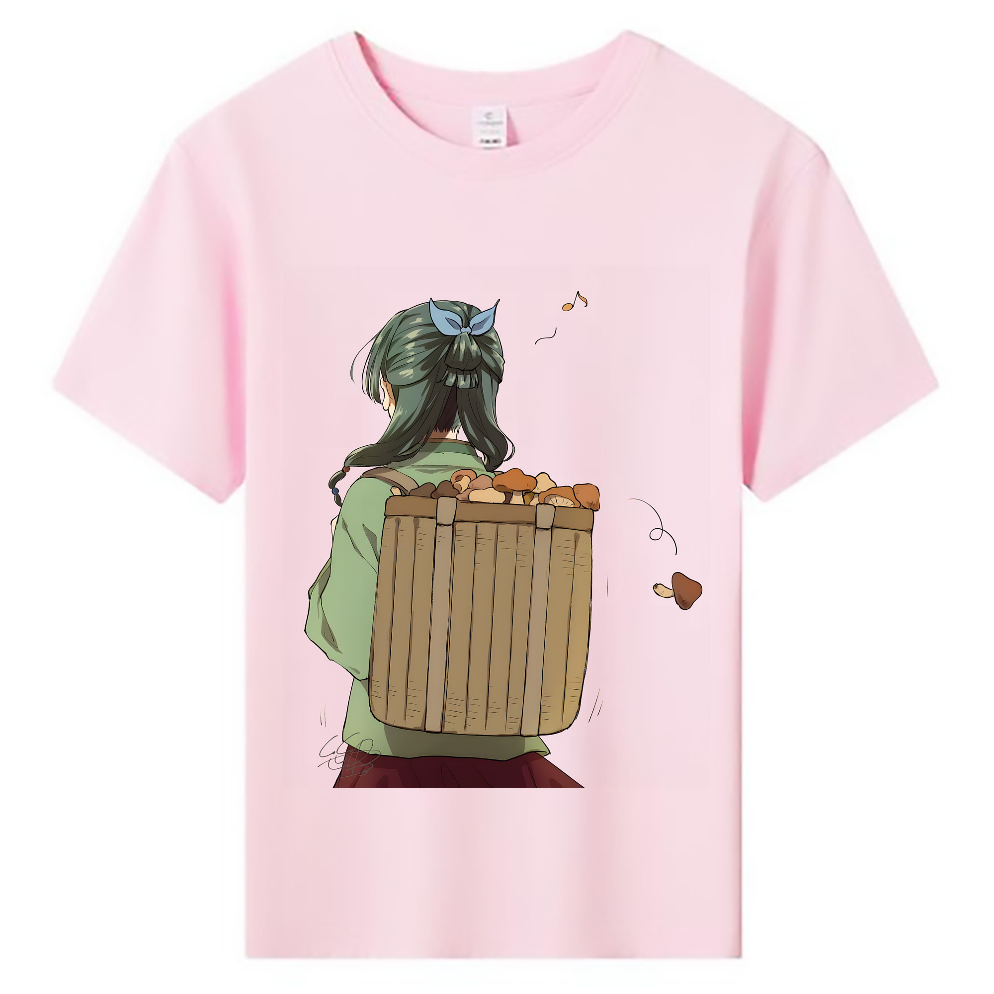 （画像用） 薬屋のひとりごと The Apothecary Diaries 綿100％キッズTシャツ（フロントプリント）