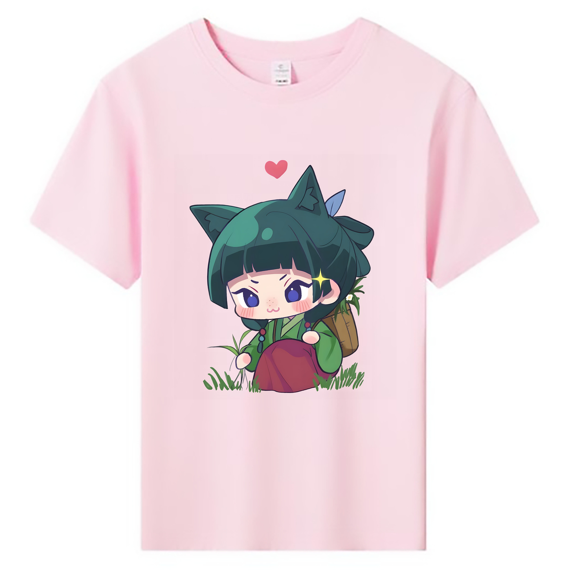 （画像用） 薬屋のひとりごと The Apothecary Diaries 綿100％キッズTシャツ（フロントプリント）