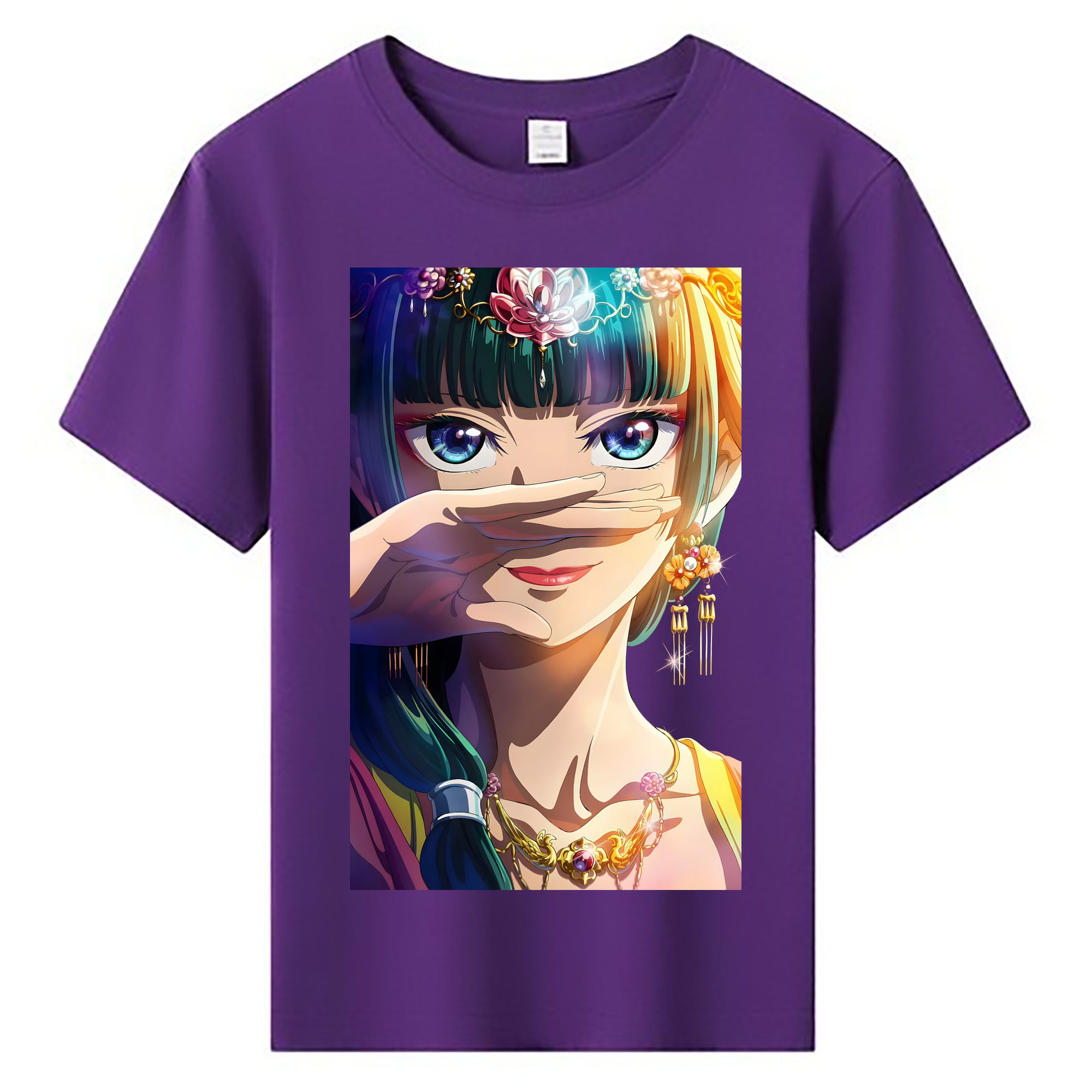 （画像用） 薬屋のひとりごと The Apothecary Diaries 綿100％キッズTシャツ（フロントプリント）