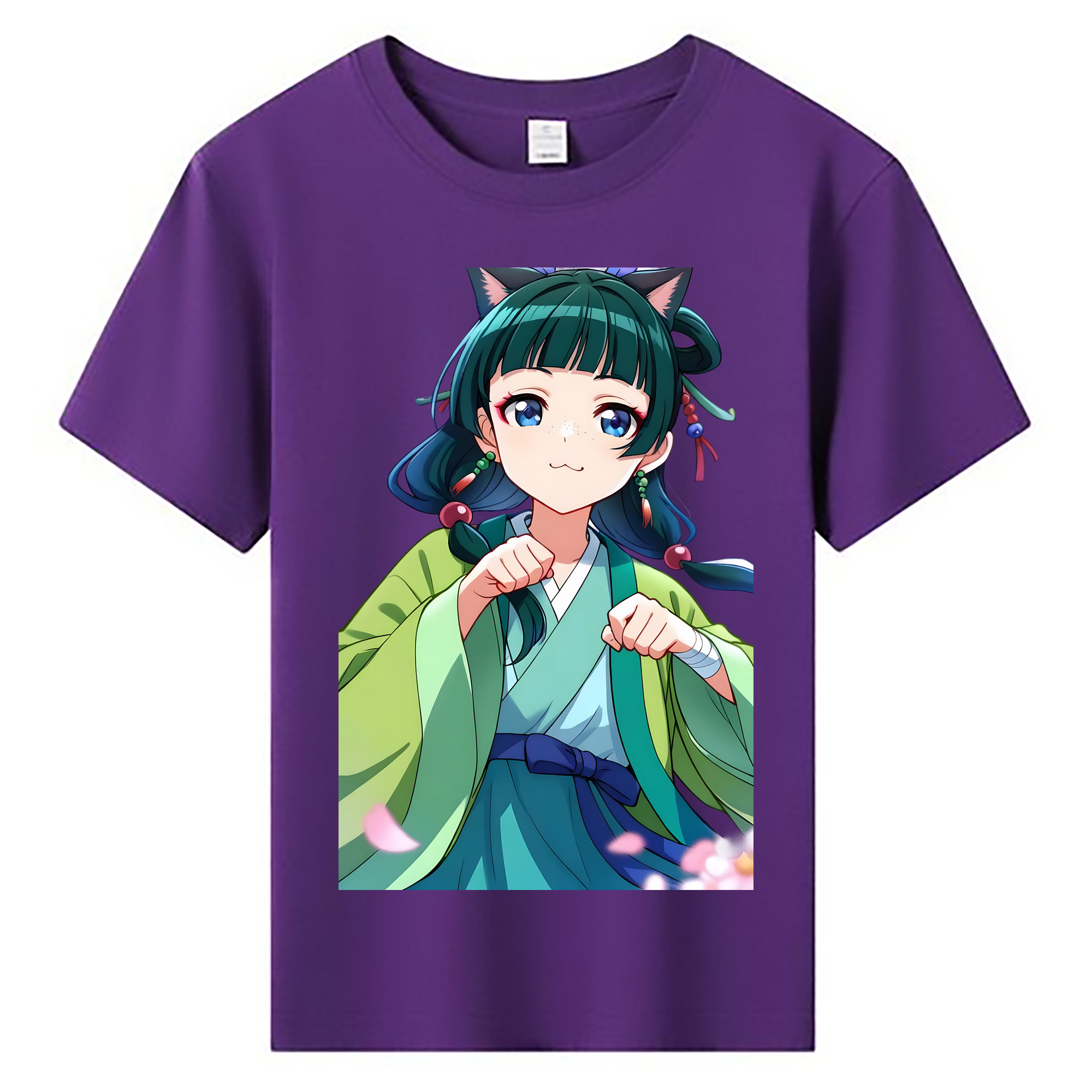 （画像用） 薬屋のひとりごと The Apothecary Diaries 綿100％キッズTシャツ（フロントプリント）