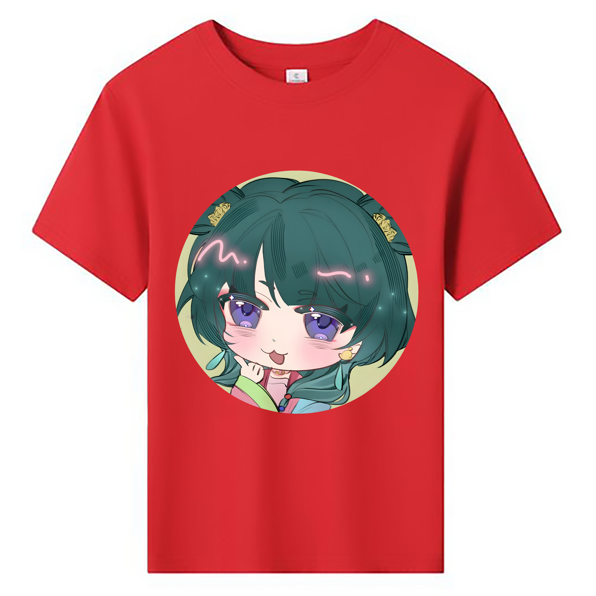 （画像用） 薬屋のひとりごと The Apothecary Diaries 綿100％キッズTシャツ（フロントプリント）
