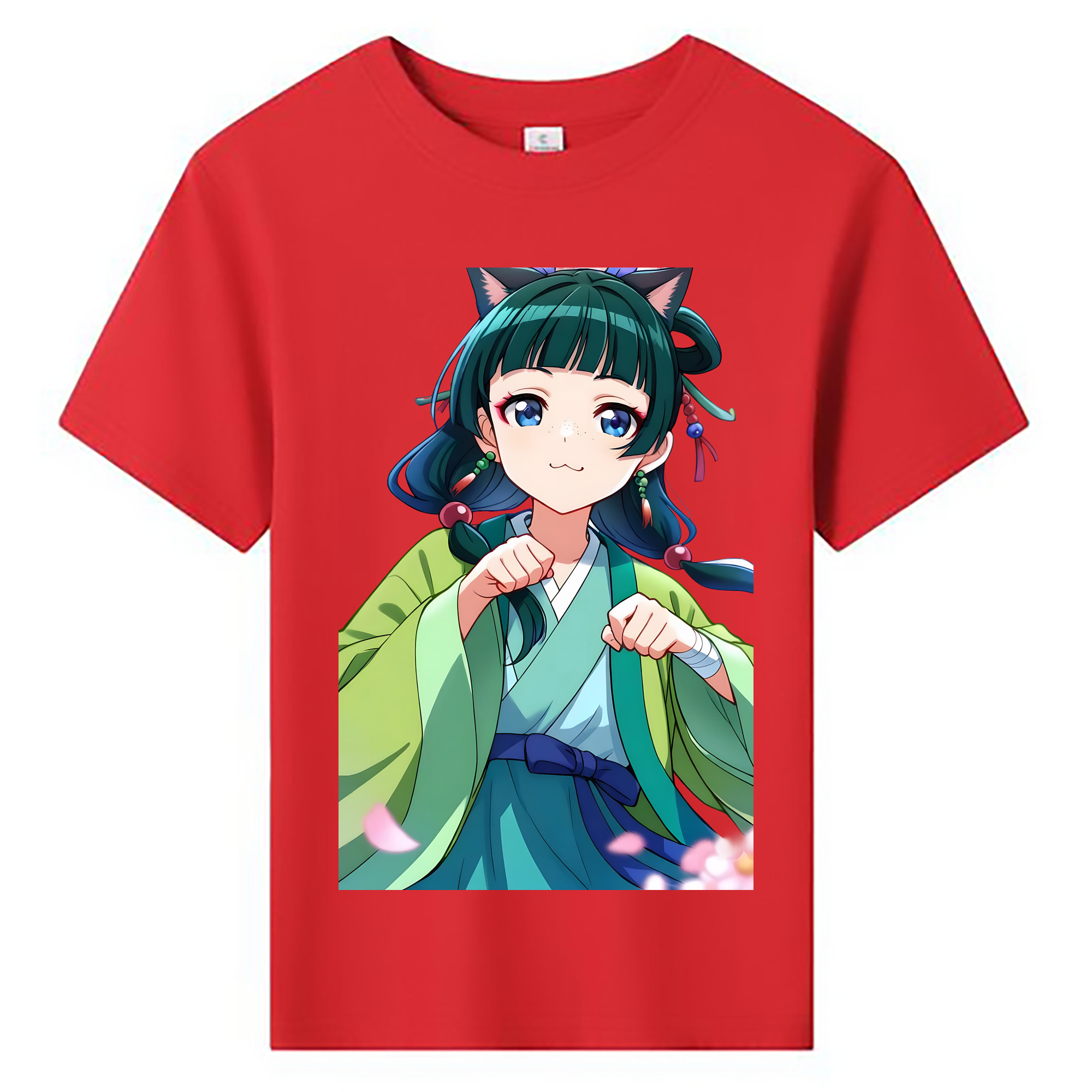 （画像用） 薬屋のひとりごと The Apothecary Diaries 綿100％キッズTシャツ（フロントプリント）