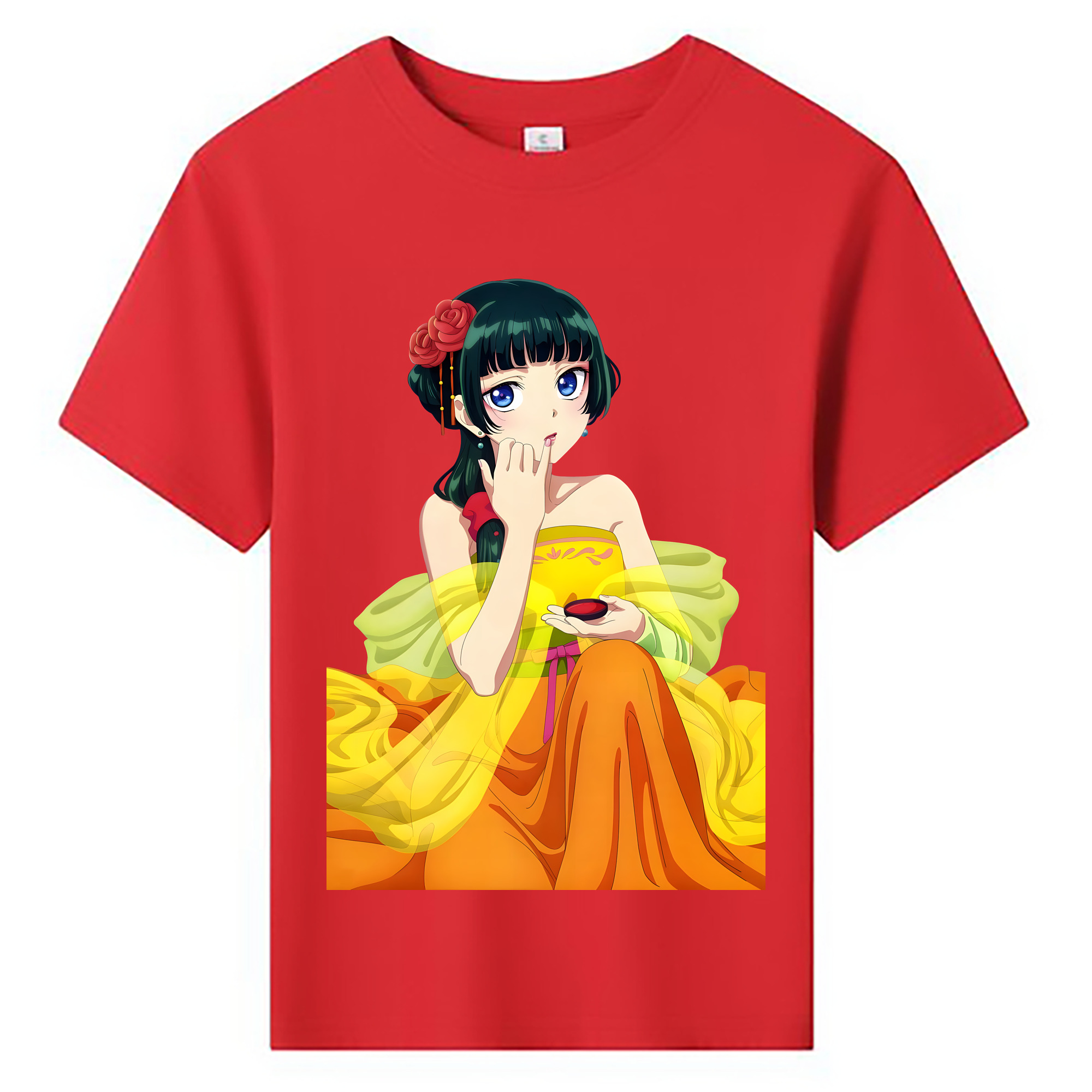 （画像用） 薬屋のひとりごと The Apothecary Diaries 綿100％キッズTシャツ（フロントプリント）