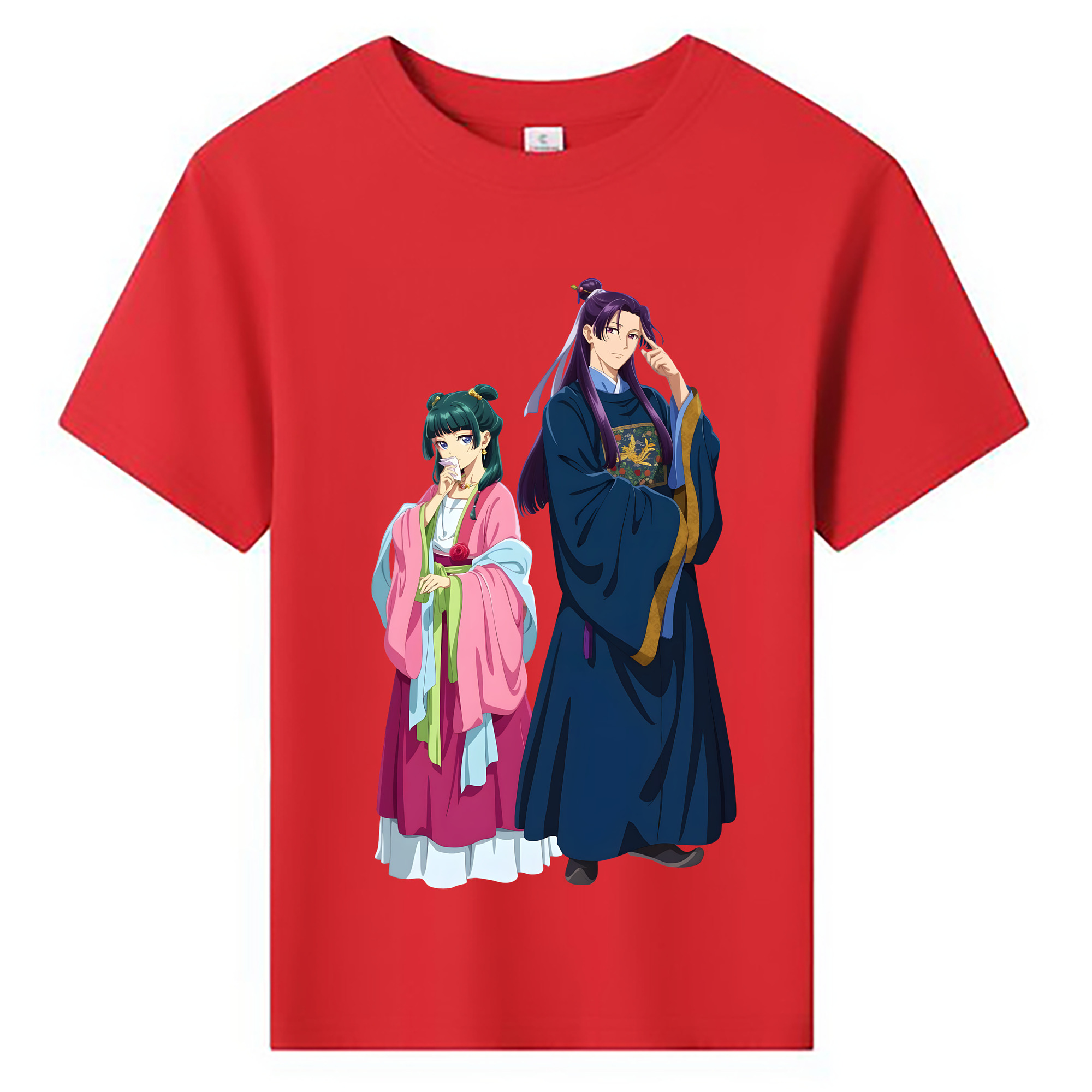 （画像用） 薬屋のひとりごと The Apothecary Diaries 綿100％キッズTシャツ（フロントプリント）