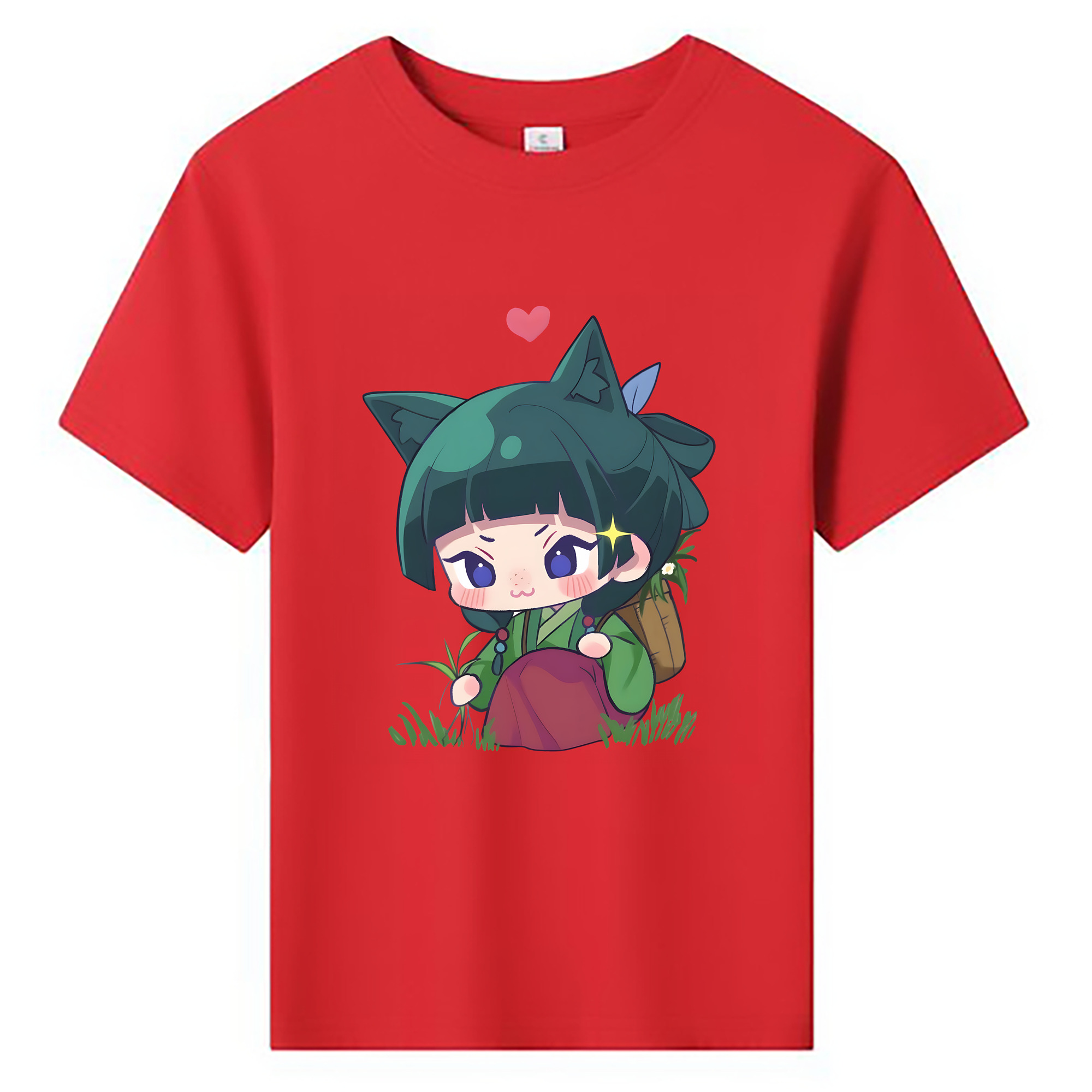 （画像用） 薬屋のひとりごと The Apothecary Diaries 綿100％キッズTシャツ（フロントプリント）