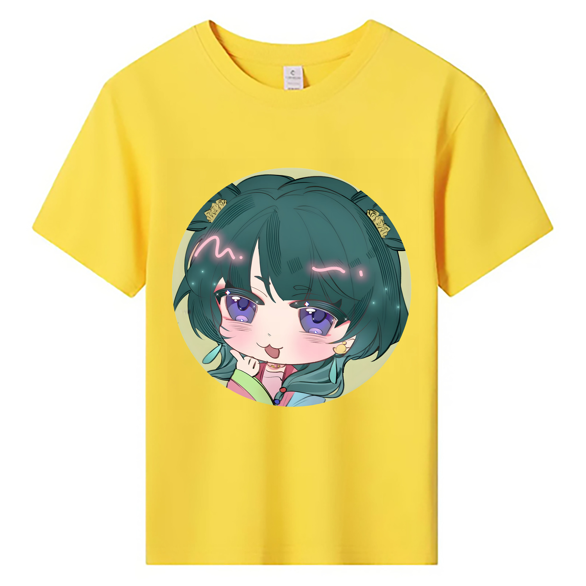 （画像用） 薬屋のひとりごと The Apothecary Diaries 綿100％キッズTシャツ（フロントプリント）