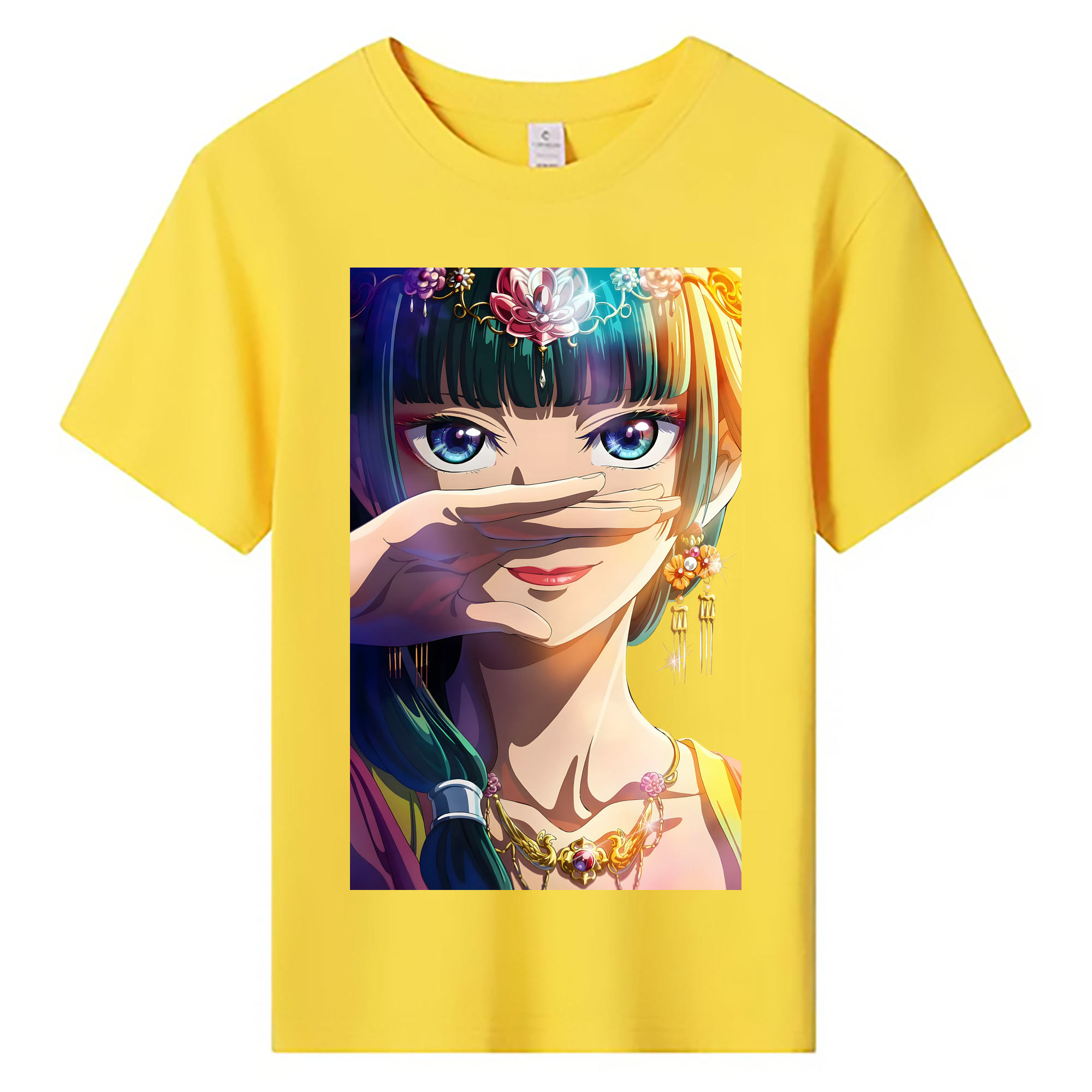 （画像用） 薬屋のひとりごと The Apothecary Diaries 綿100％キッズTシャツ（フロントプリント）