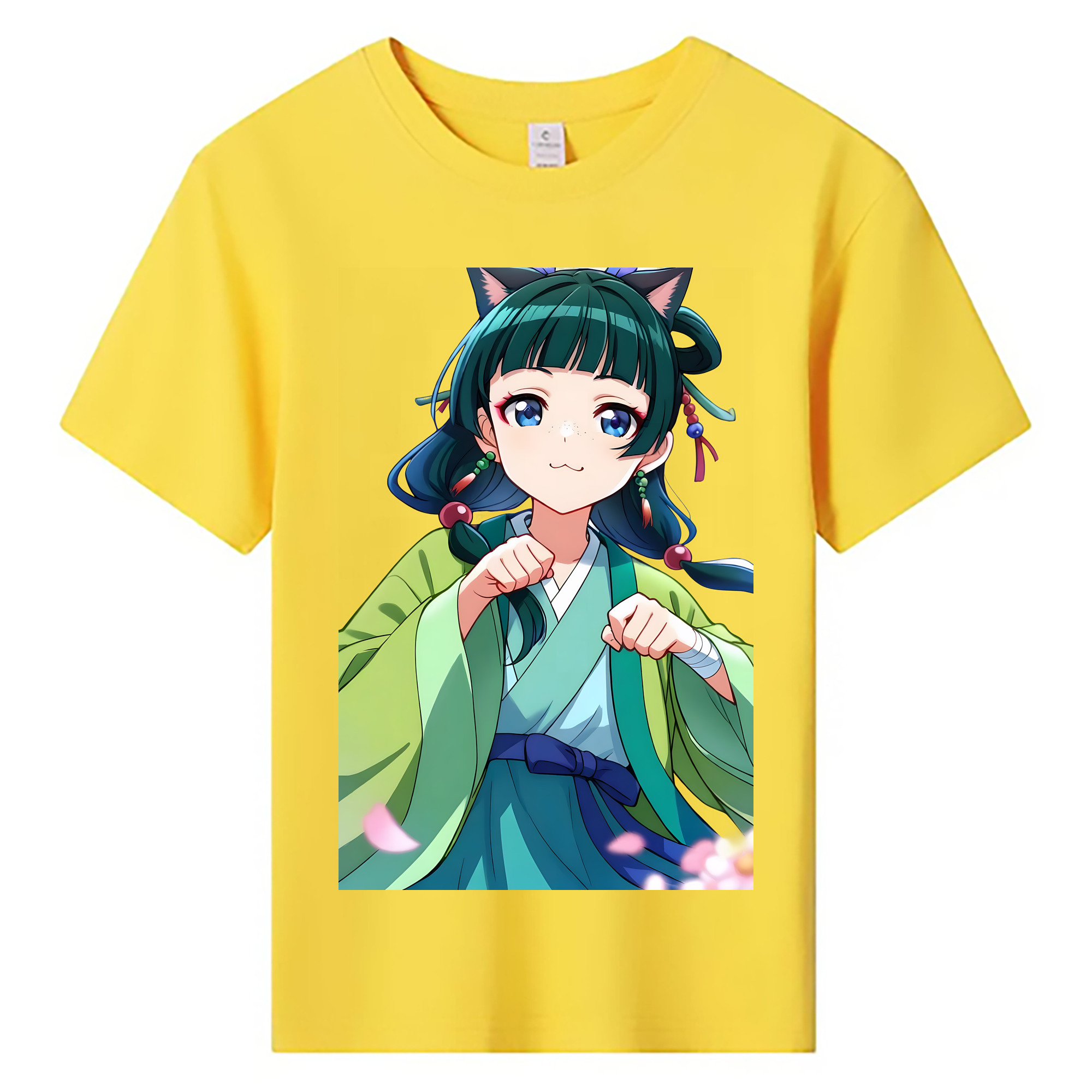 （画像用） 薬屋のひとりごと The Apothecary Diaries 綿100％キッズTシャツ（フロントプリント）
