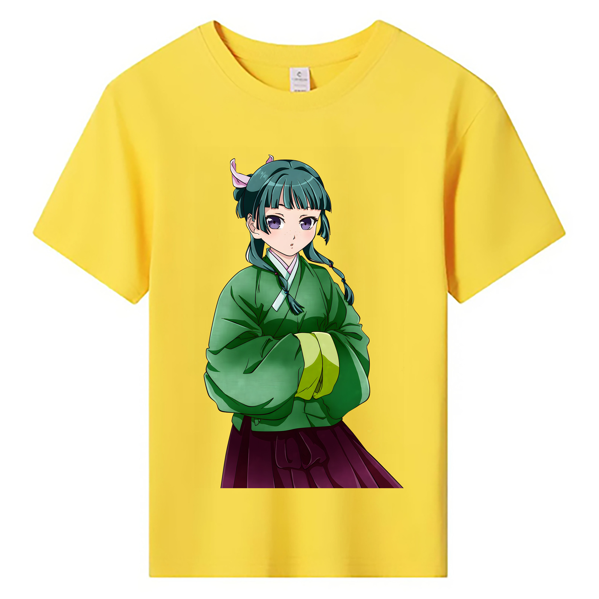 （画像用） 薬屋のひとりごと The Apothecary Diaries 綿100％キッズTシャツ（フロントプリント）