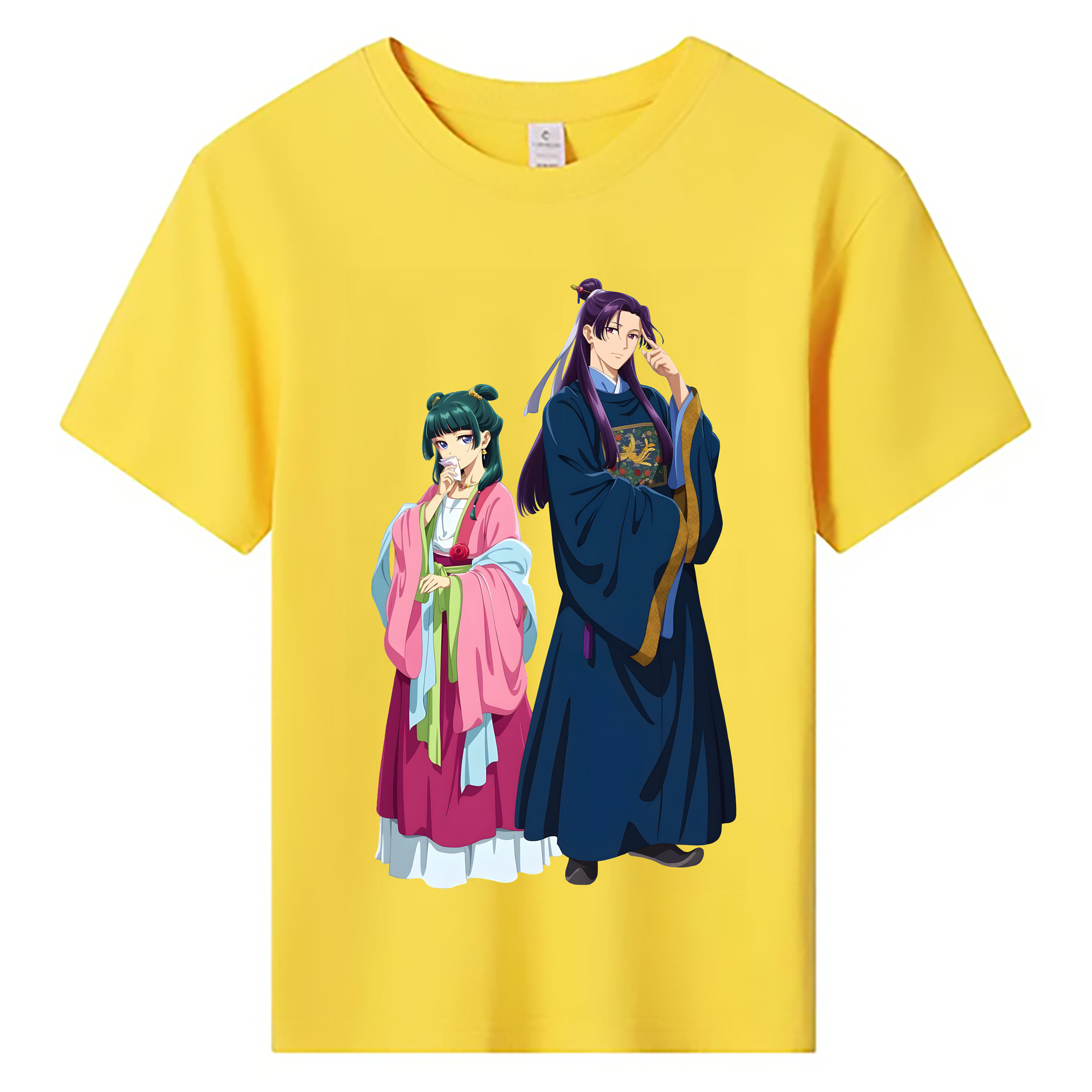 （画像用） 薬屋のひとりごと The Apothecary Diaries 綿100％キッズTシャツ（フロントプリント）