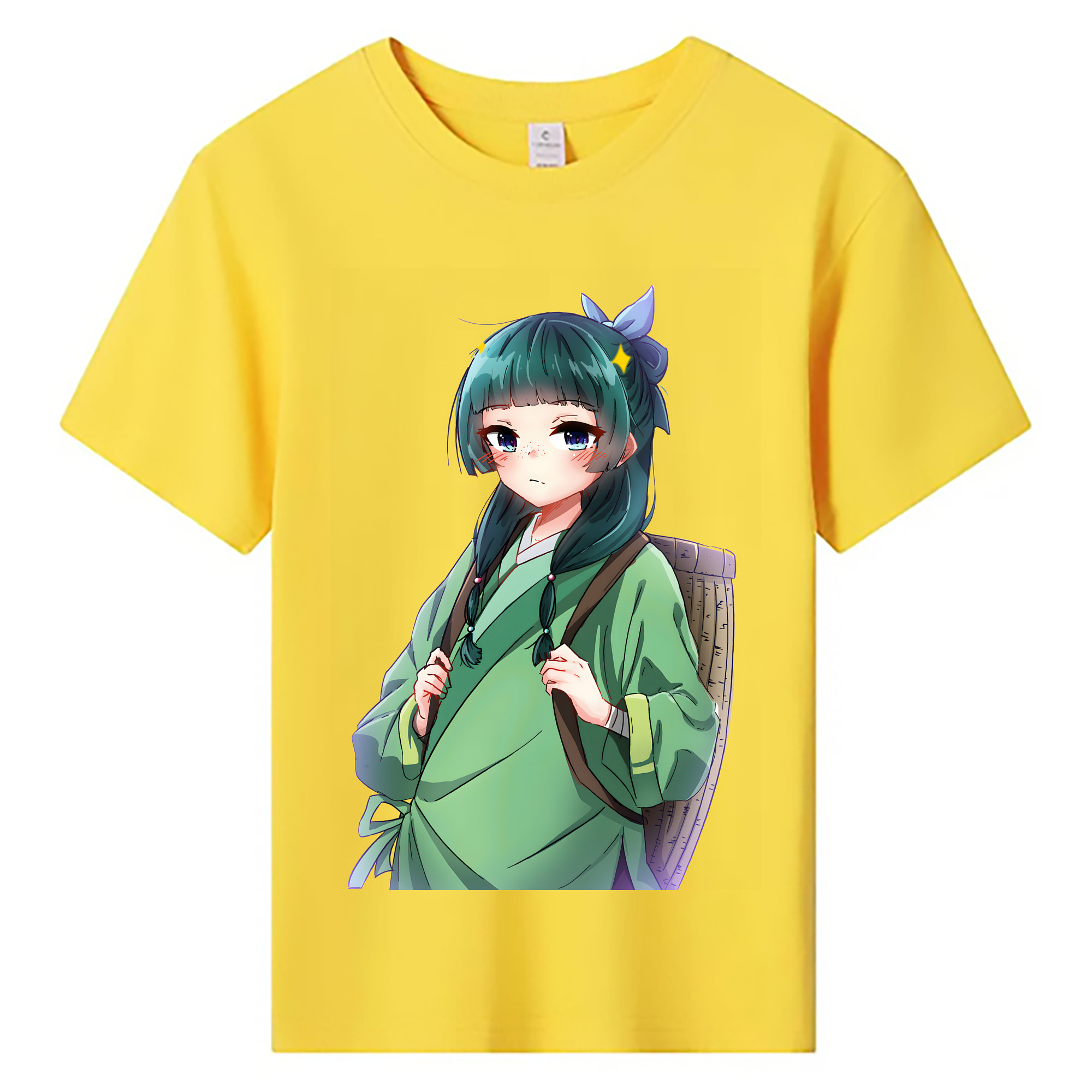 （画像用） 薬屋のひとりごと The Apothecary Diaries 綿100％キッズTシャツ（フロントプリント）