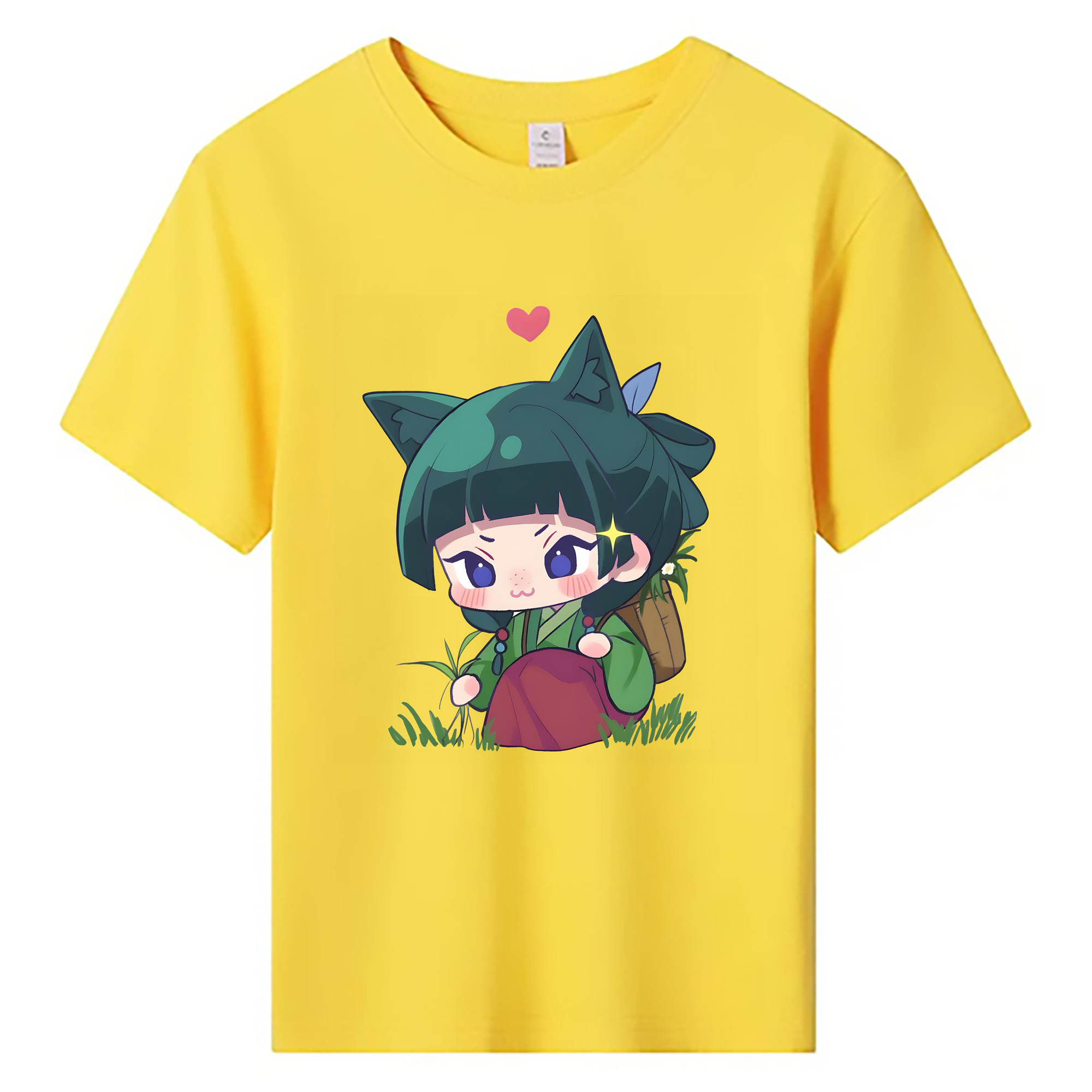 （画像用） 薬屋のひとりごと The Apothecary Diaries 綿100％キッズTシャツ（フロントプリント）