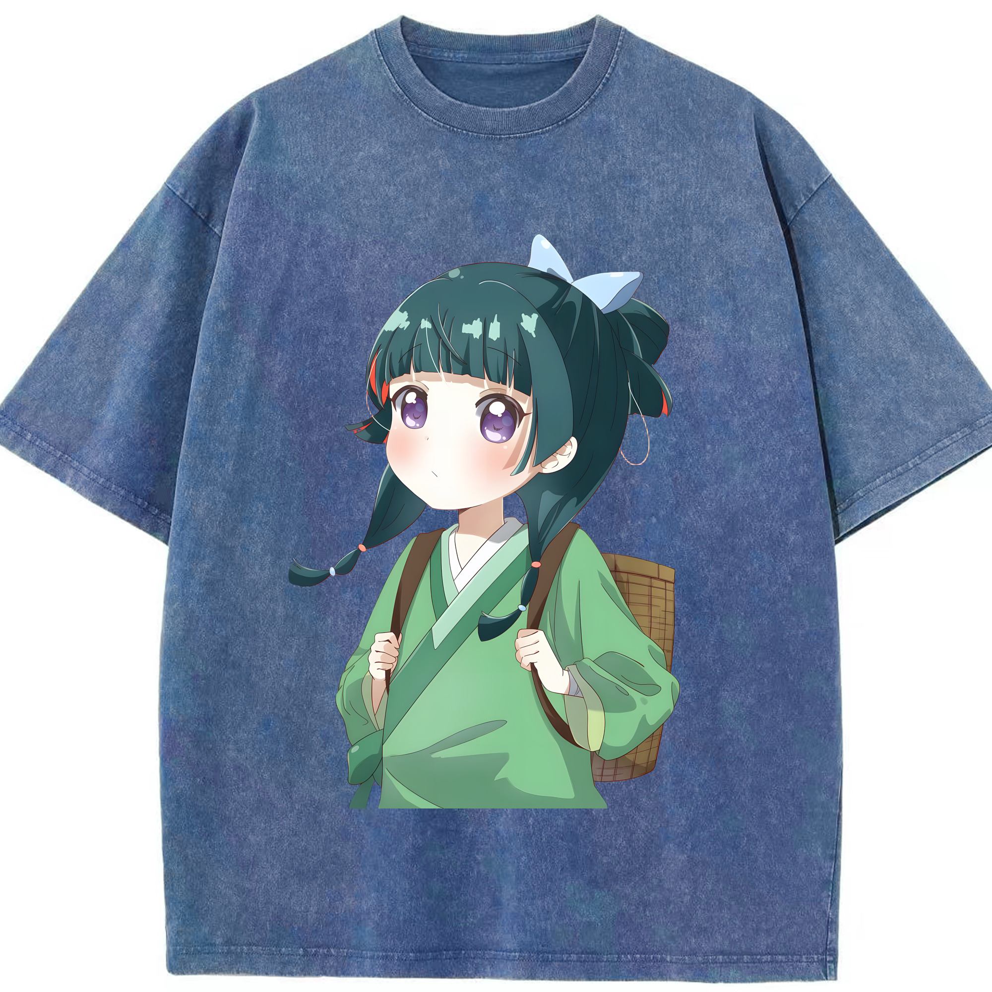（画像用） 薬屋のひとりごと The Apothecary Diaries 綿100% ヴィンテージ風 半袖Tシャツ（フロントプリント）