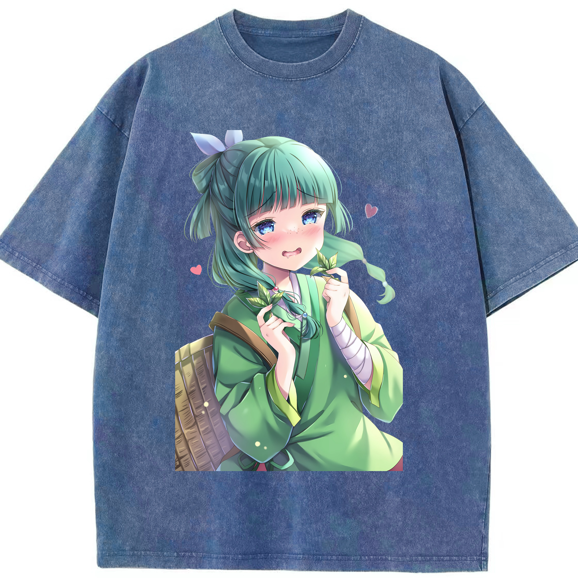（画像用） 薬屋のひとりごと The Apothecary Diaries 綿100% ヴィンテージ風 半袖Tシャツ（フロントプリント）
