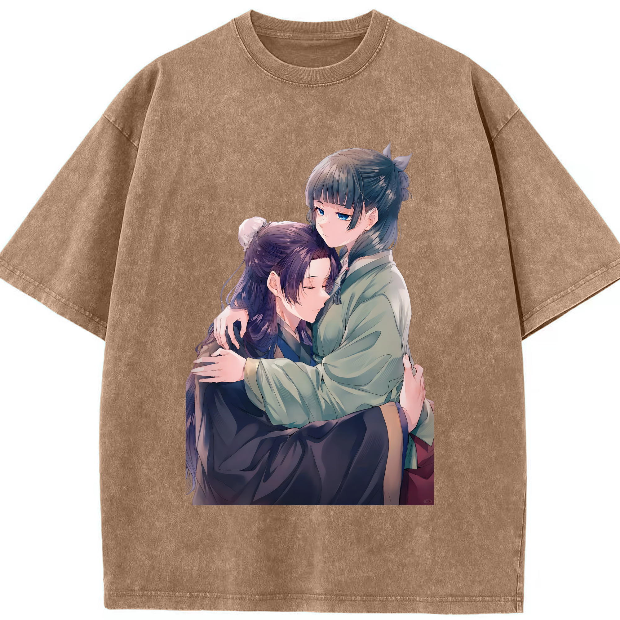 （画像用） 薬屋のひとりごと The Apothecary Diaries 綿100% ヴィンテージ風 半袖Tシャツ（フロントプリント）