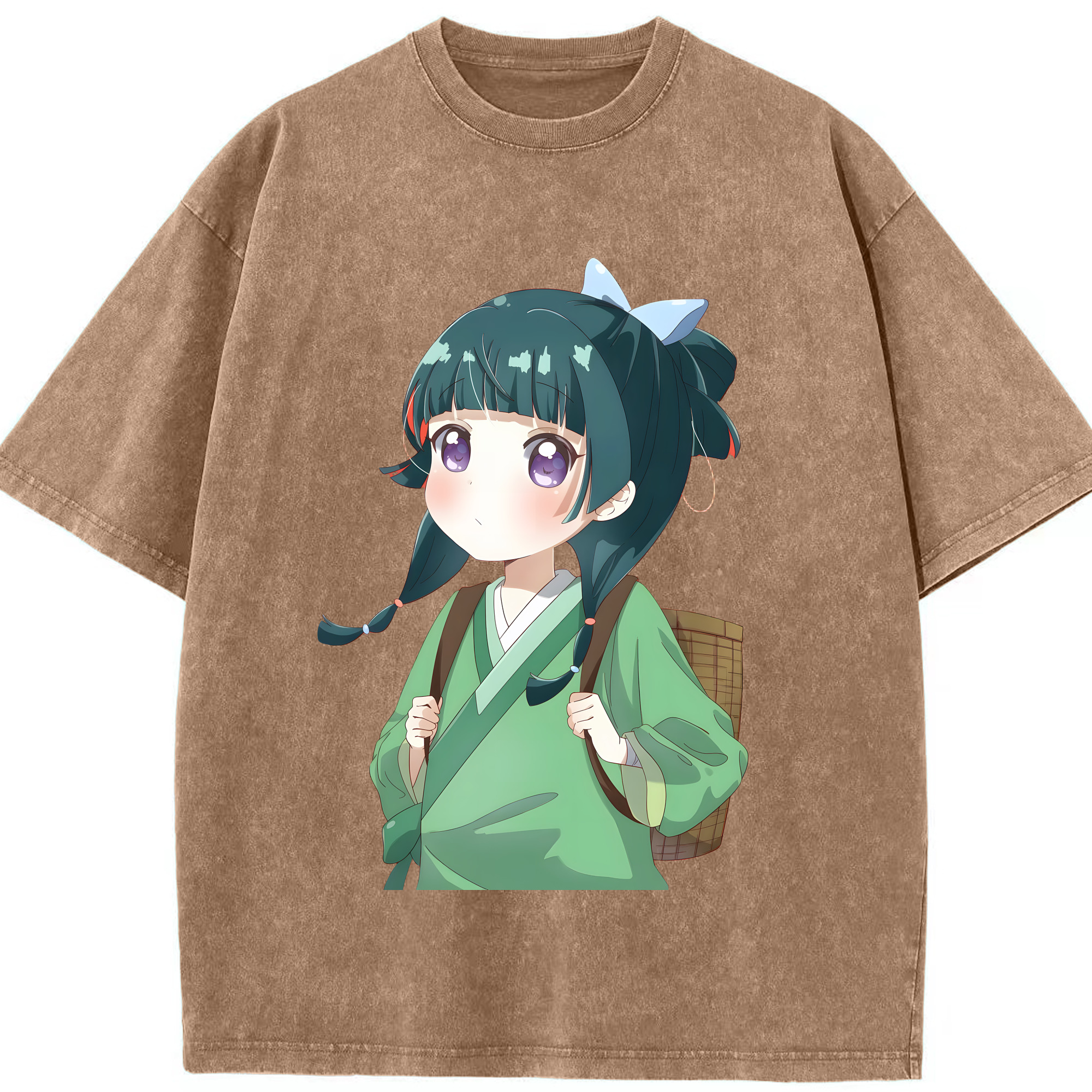 （画像用） 薬屋のひとりごと The Apothecary Diaries 綿100% ヴィンテージ風 半袖Tシャツ（フロントプリント）