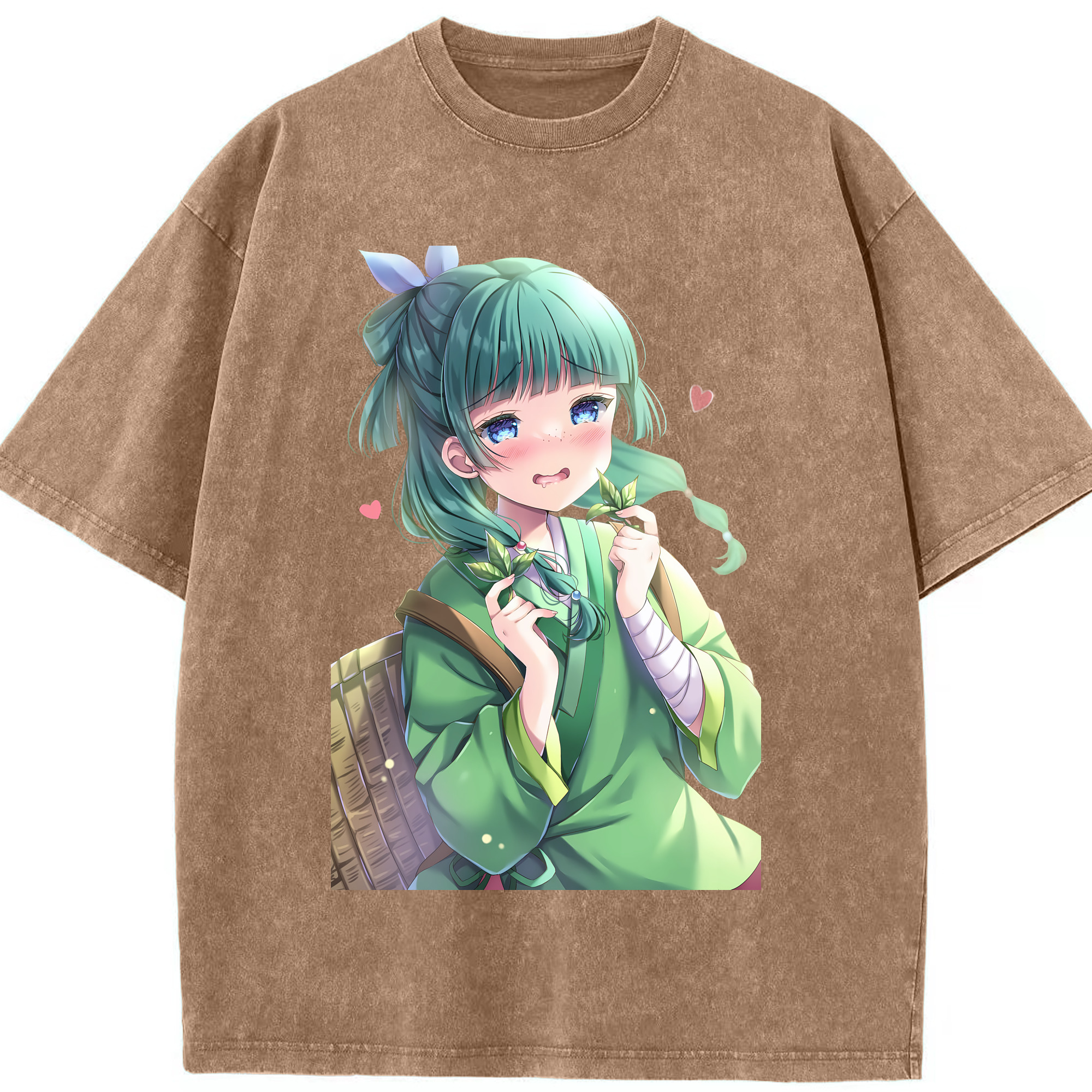 （画像用） 薬屋のひとりごと The Apothecary Diaries 綿100% ヴィンテージ風 半袖Tシャツ（フロントプリント）