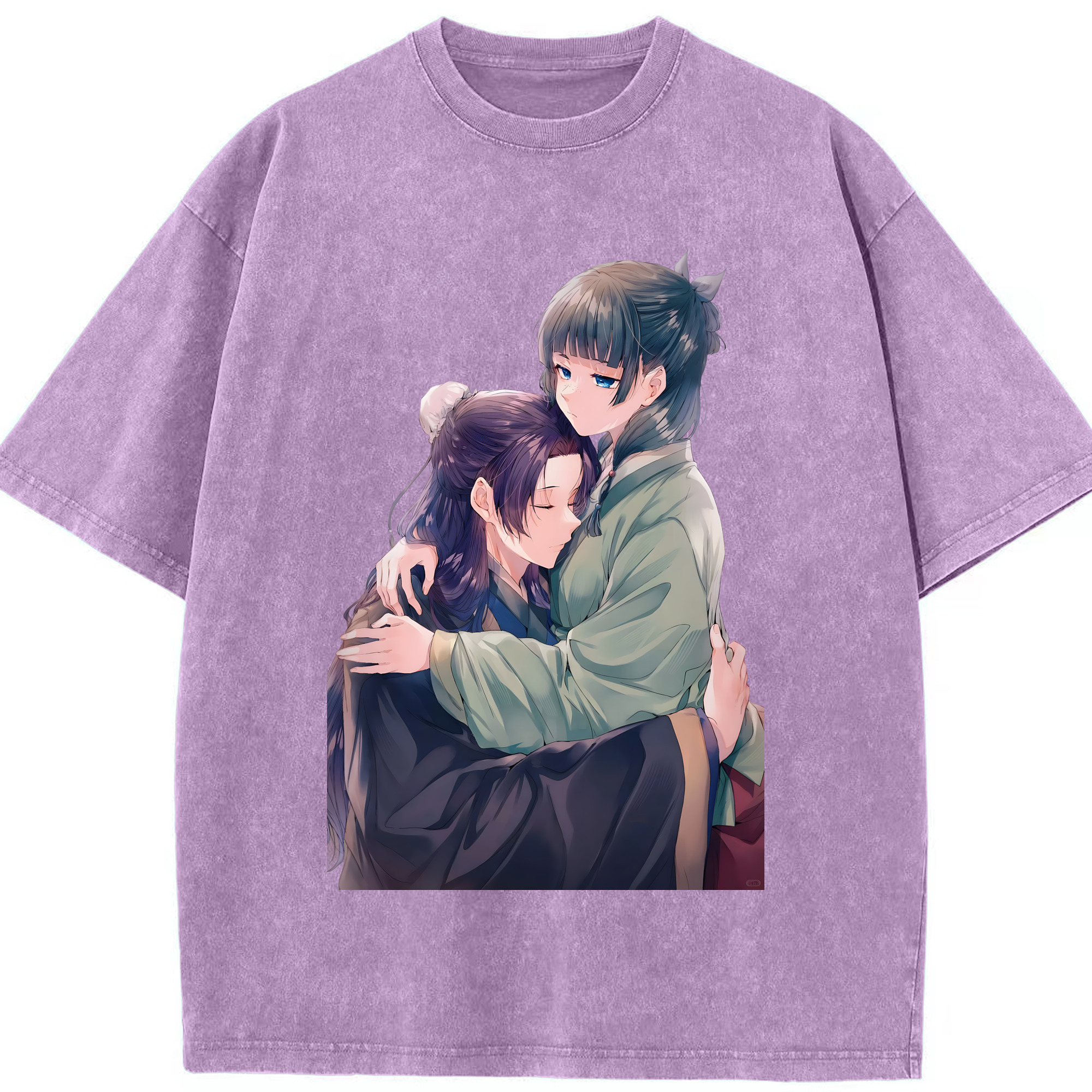 （画像用） 薬屋のひとりごと The Apothecary Diaries 綿100% ヴィンテージ風 半袖Tシャツ（フロントプリント）