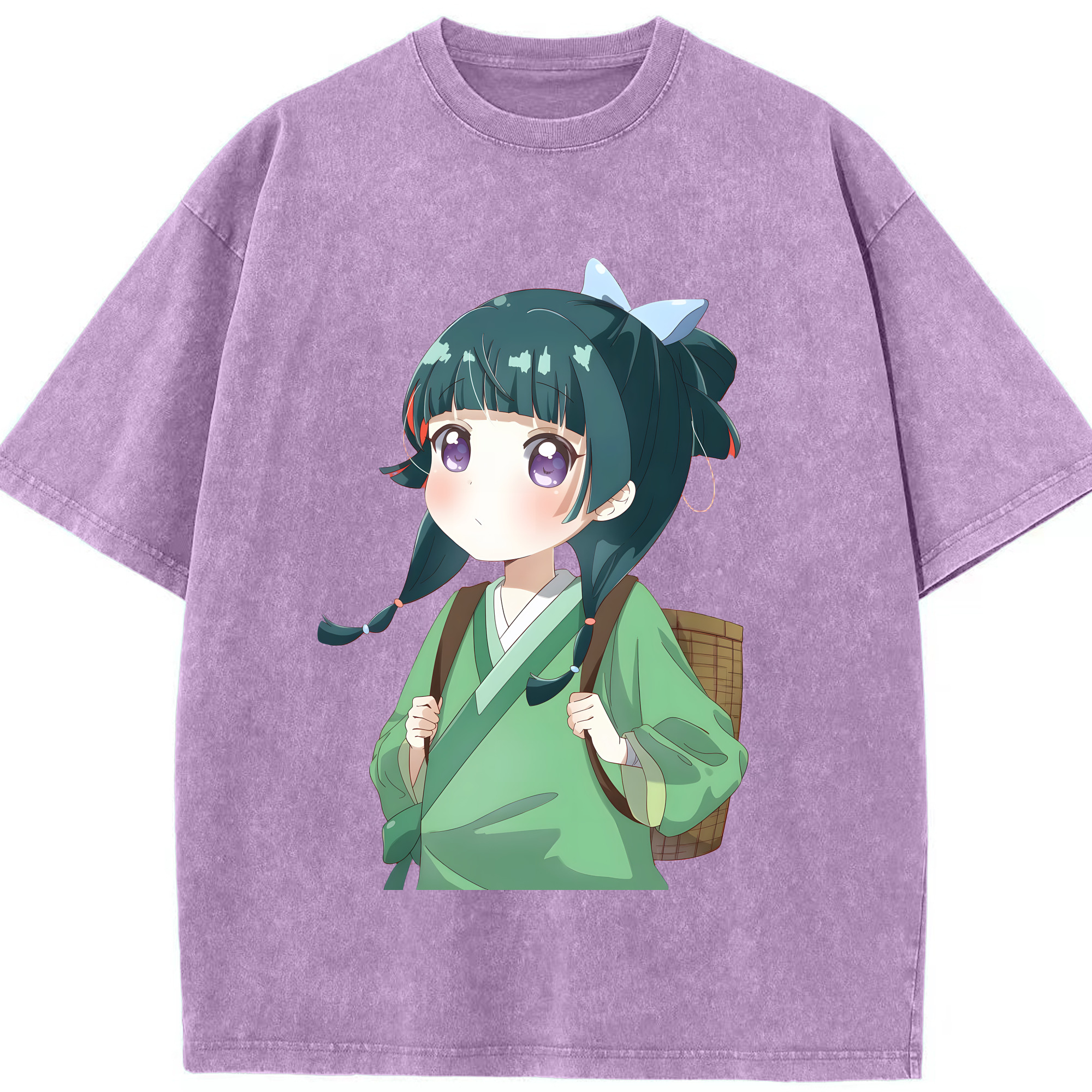 （画像用） 薬屋のひとりごと The Apothecary Diaries 綿100% ヴィンテージ風 半袖Tシャツ（フロントプリント）
