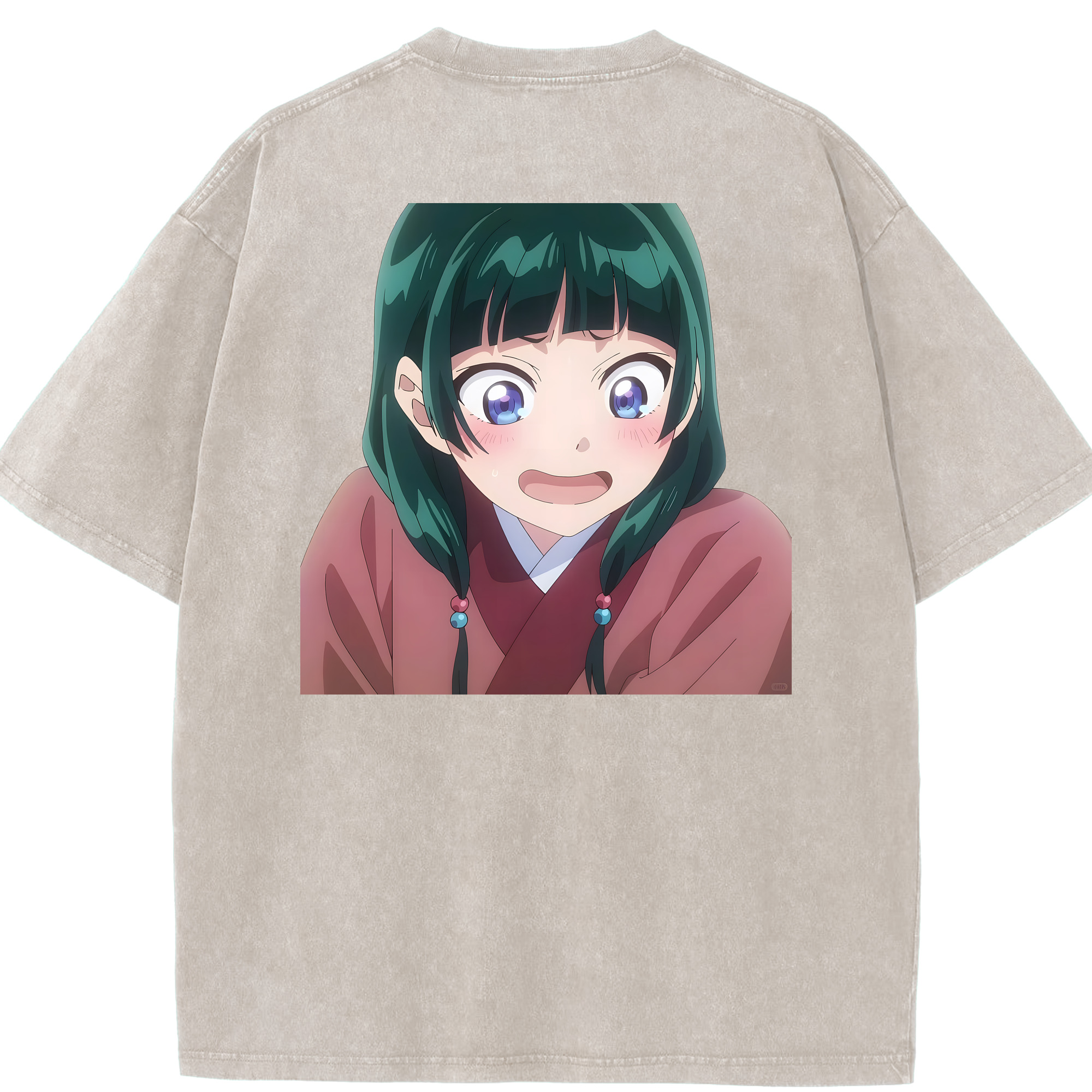 （画像用） 薬屋のひとりごと The Apothecary Diaries 綿100% ヴィンテージ風 半袖Tシャツ（背面プリント）