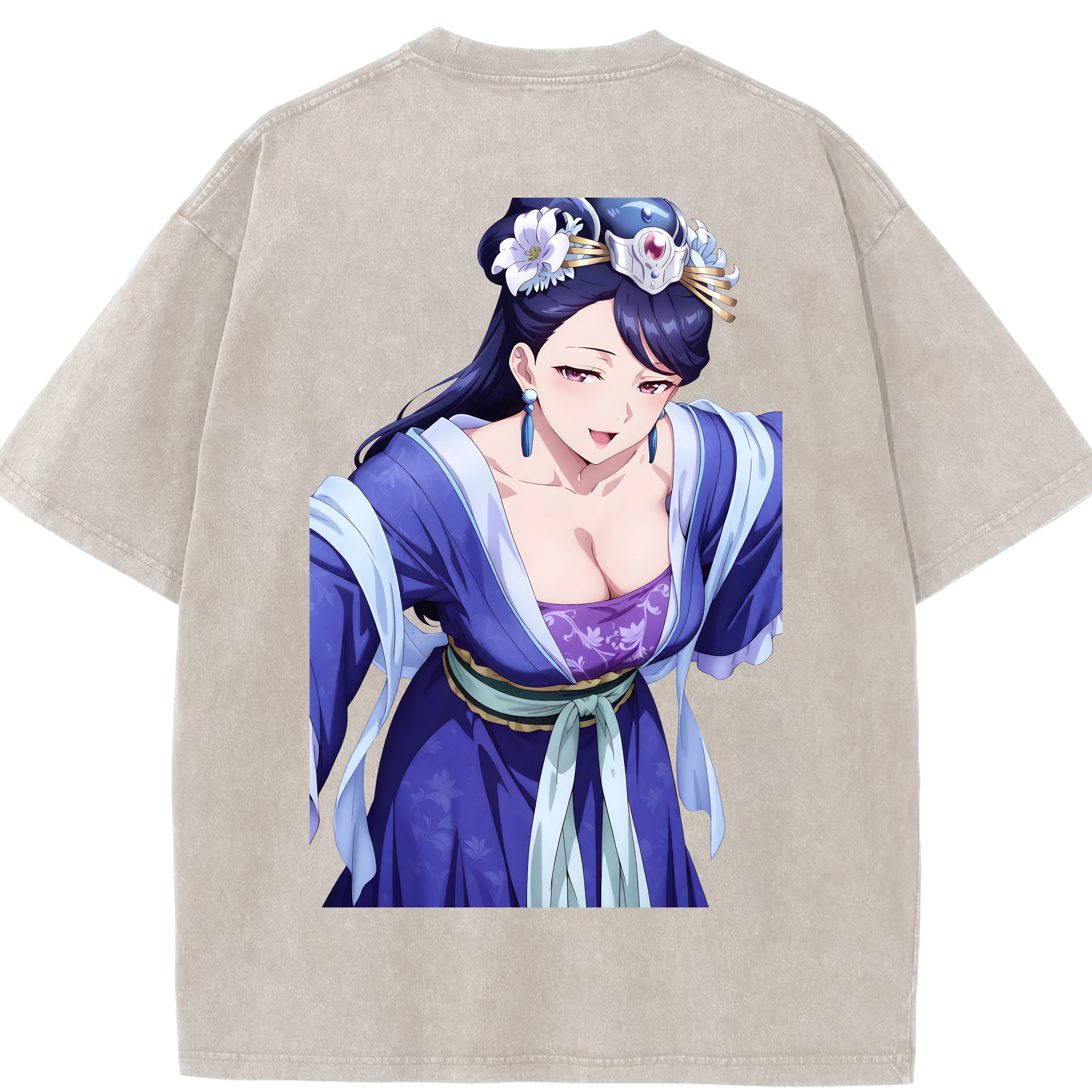 （画像用） 薬屋のひとりごと The Apothecary Diaries 綿100% ヴィンテージ風 半袖Tシャツ（背面プリント）