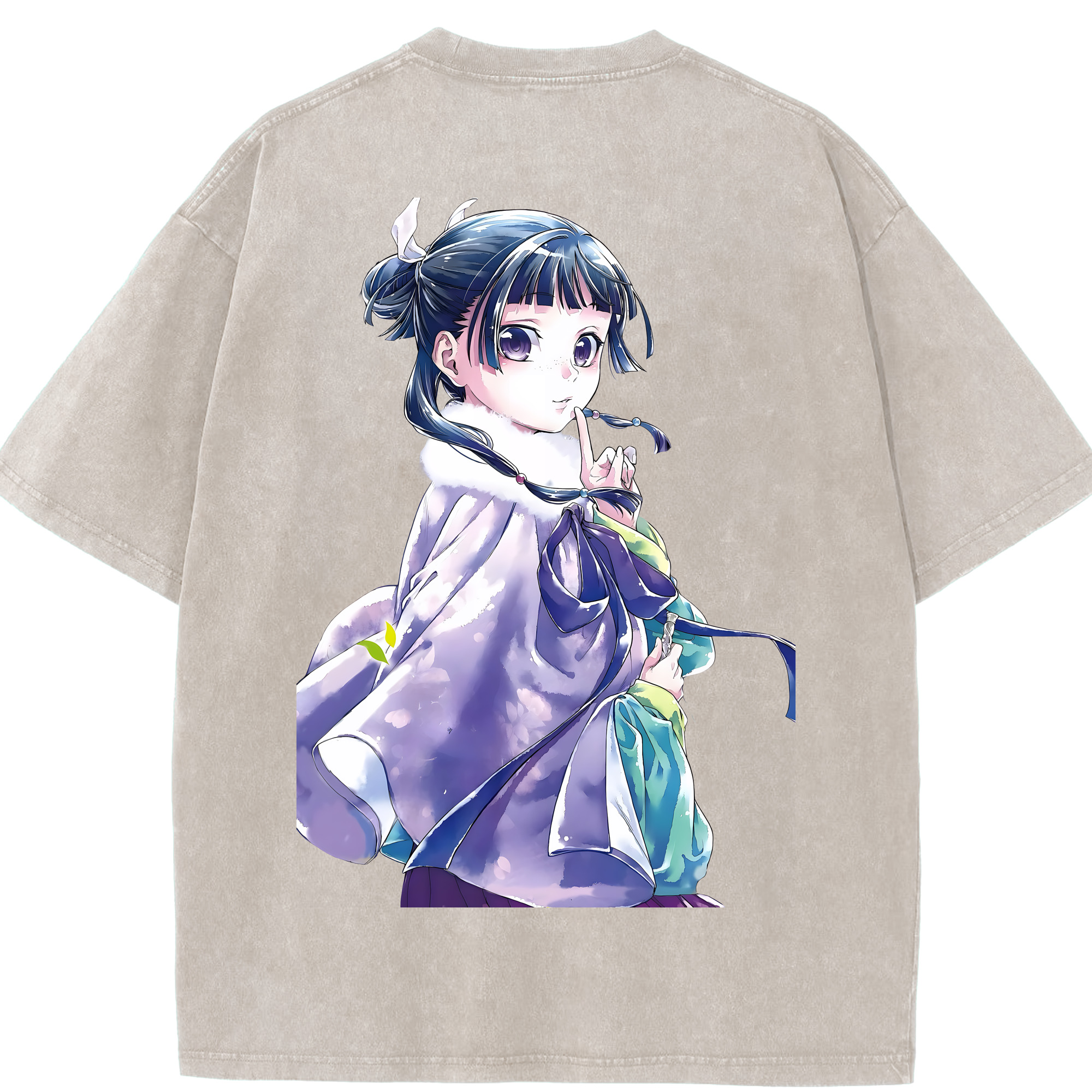 （画像用） 薬屋のひとりごと The Apothecary Diaries 綿100% ヴィンテージ風 半袖Tシャツ（背面プリント）