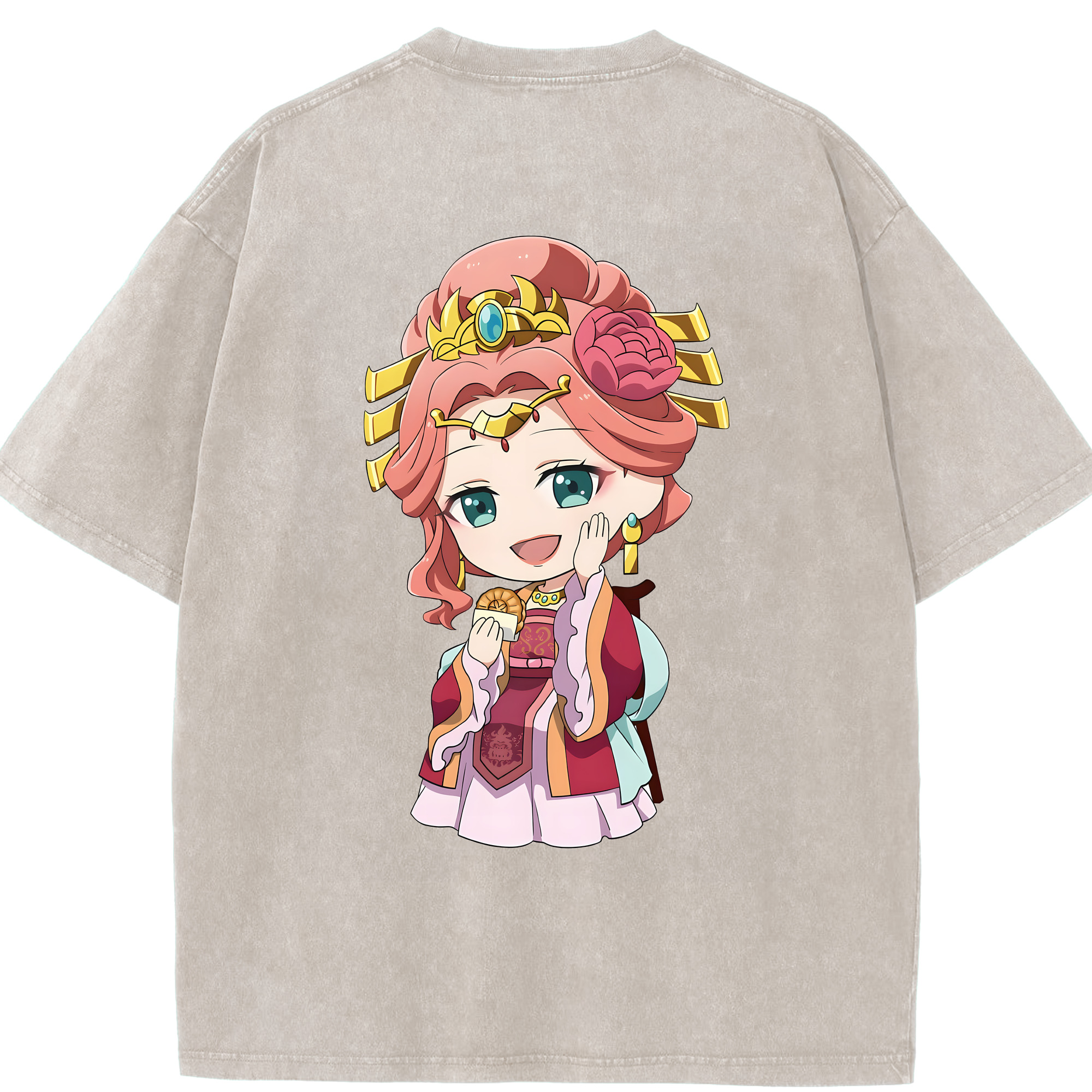 （画像用） 薬屋のひとりごと The Apothecary Diaries 綿100% ヴィンテージ風 半袖Tシャツ（背面プリント）