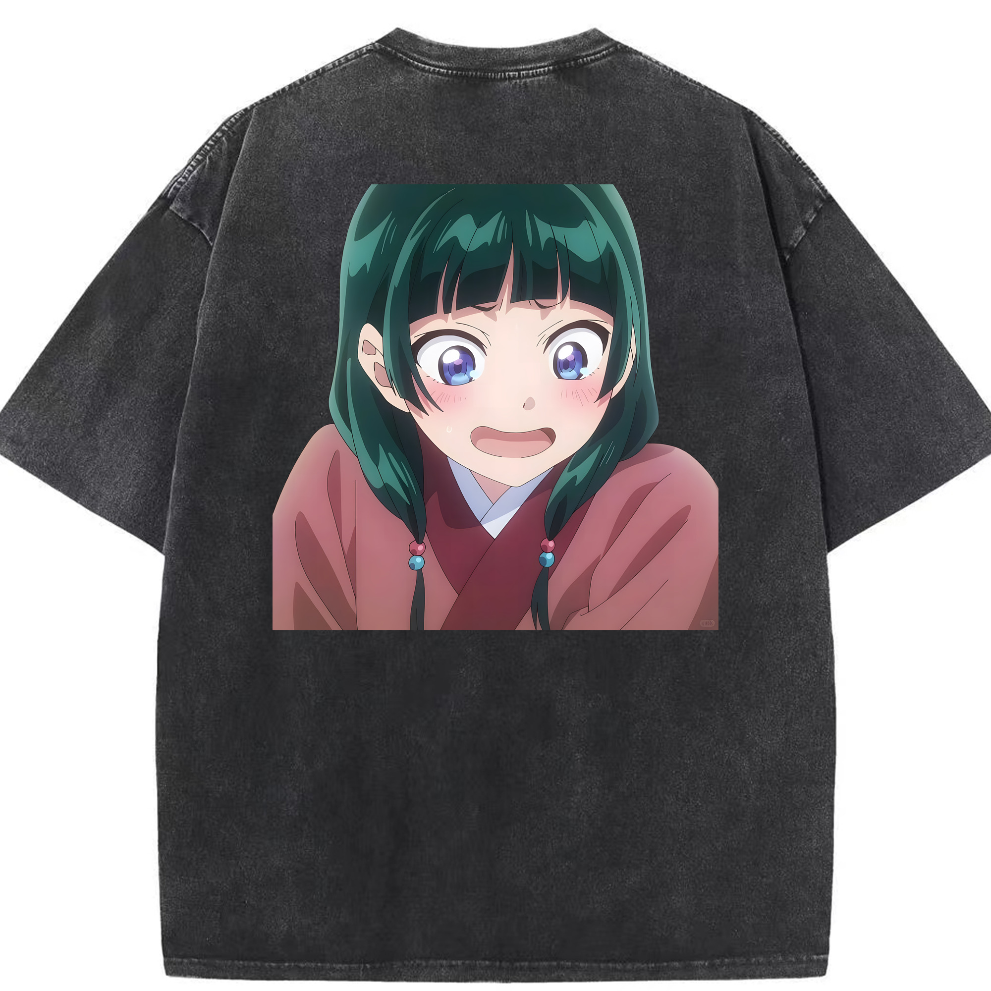 （画像用） 薬屋のひとりごと The Apothecary Diaries 綿100% ヴィンテージ風 半袖Tシャツ（背面プリント）