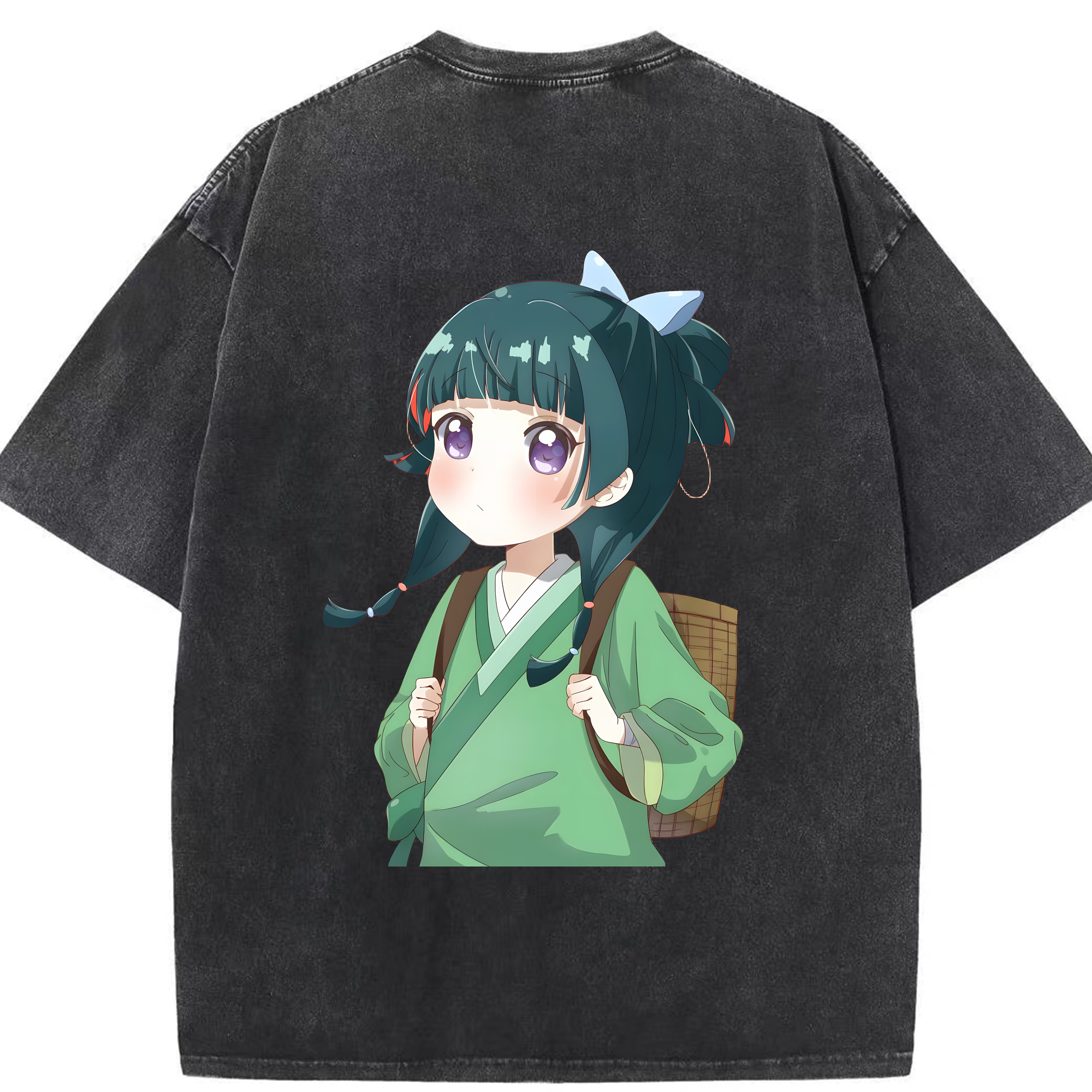 （画像用） 薬屋のひとりごと The Apothecary Diaries 綿100% ヴィンテージ風 半袖Tシャツ（背面プリント）