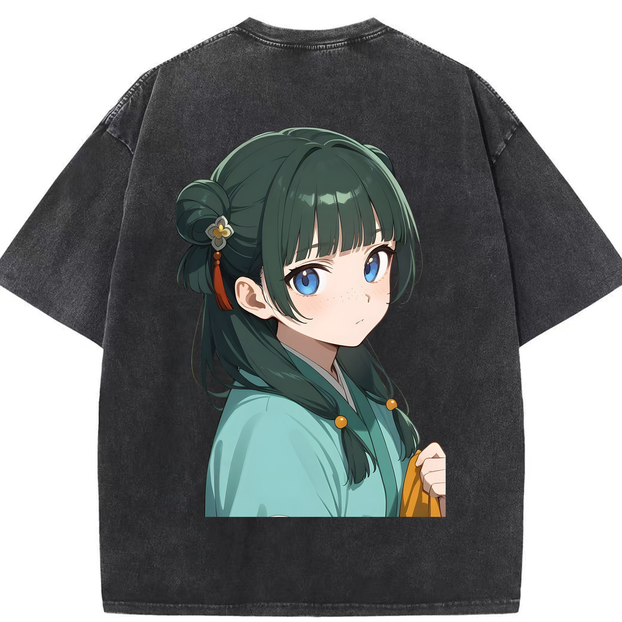 （画像用） 薬屋のひとりごと The Apothecary Diaries 綿100% ヴィンテージ風 半袖Tシャツ（背面プリント）